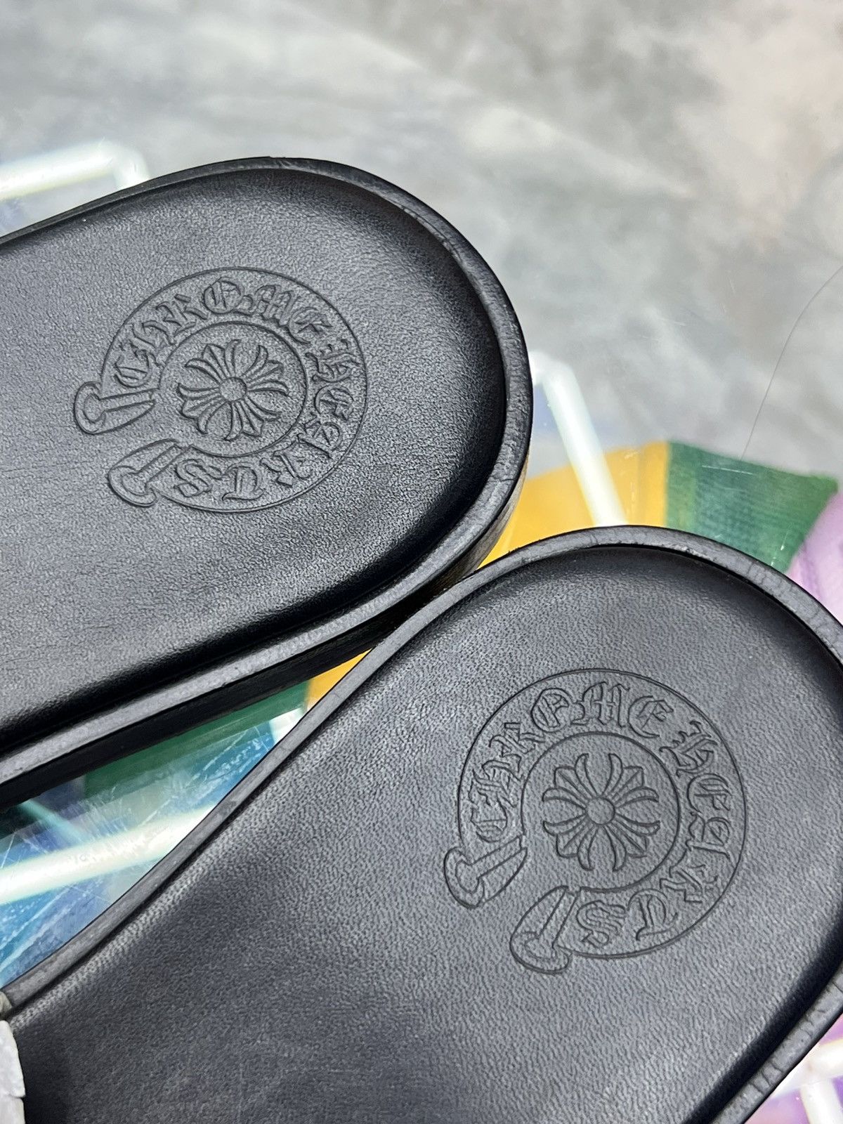 Chrome Hearts Chrome Hearts Zebra Pony Hair Patch Slides Size US 9 / EU 42 - 4 Thumbnail