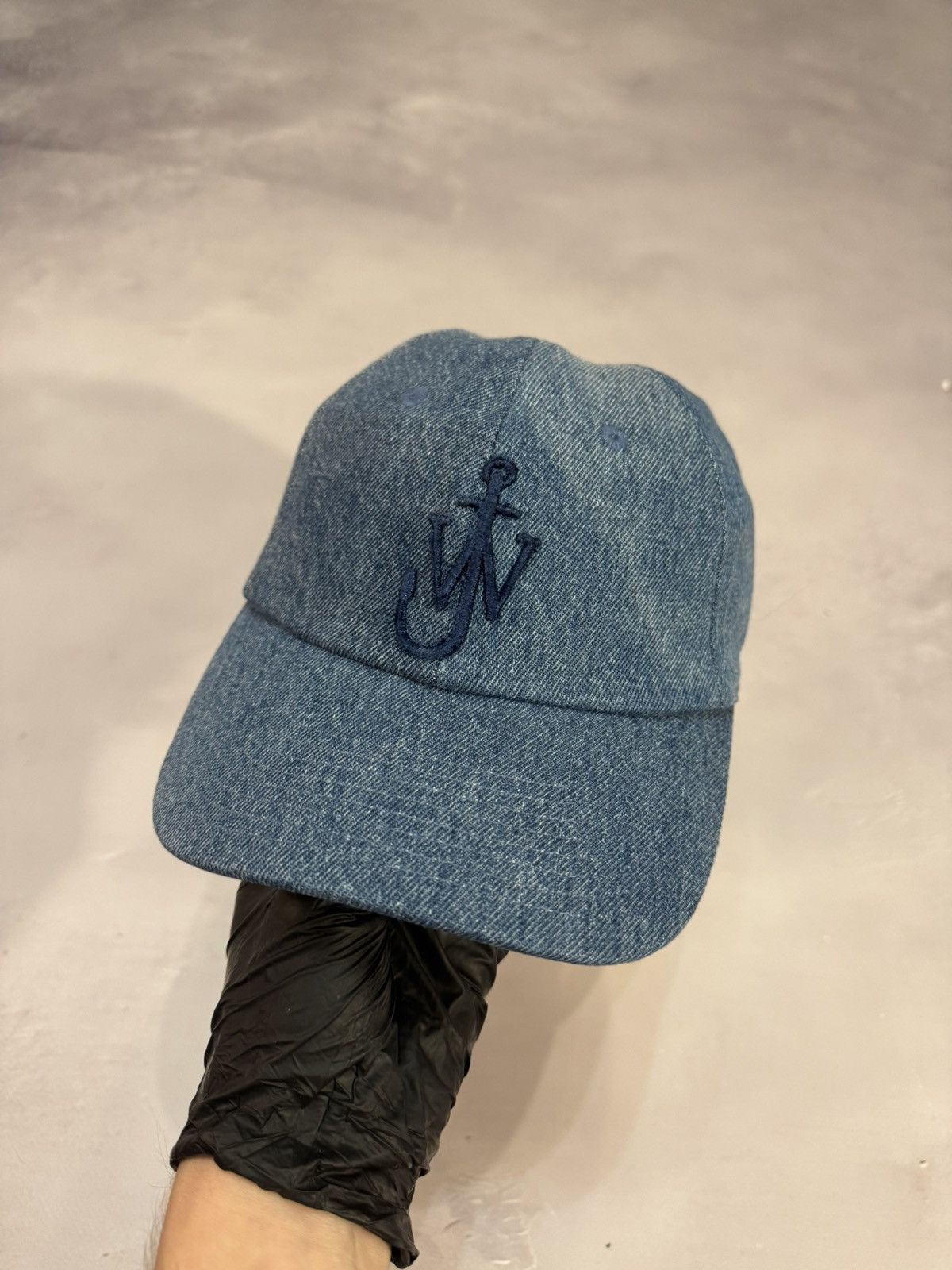JW Anderson JW Anderson 3D Logo Denim Hat(Blue/OS) Size ONE SIZE - 2 Thumbnail