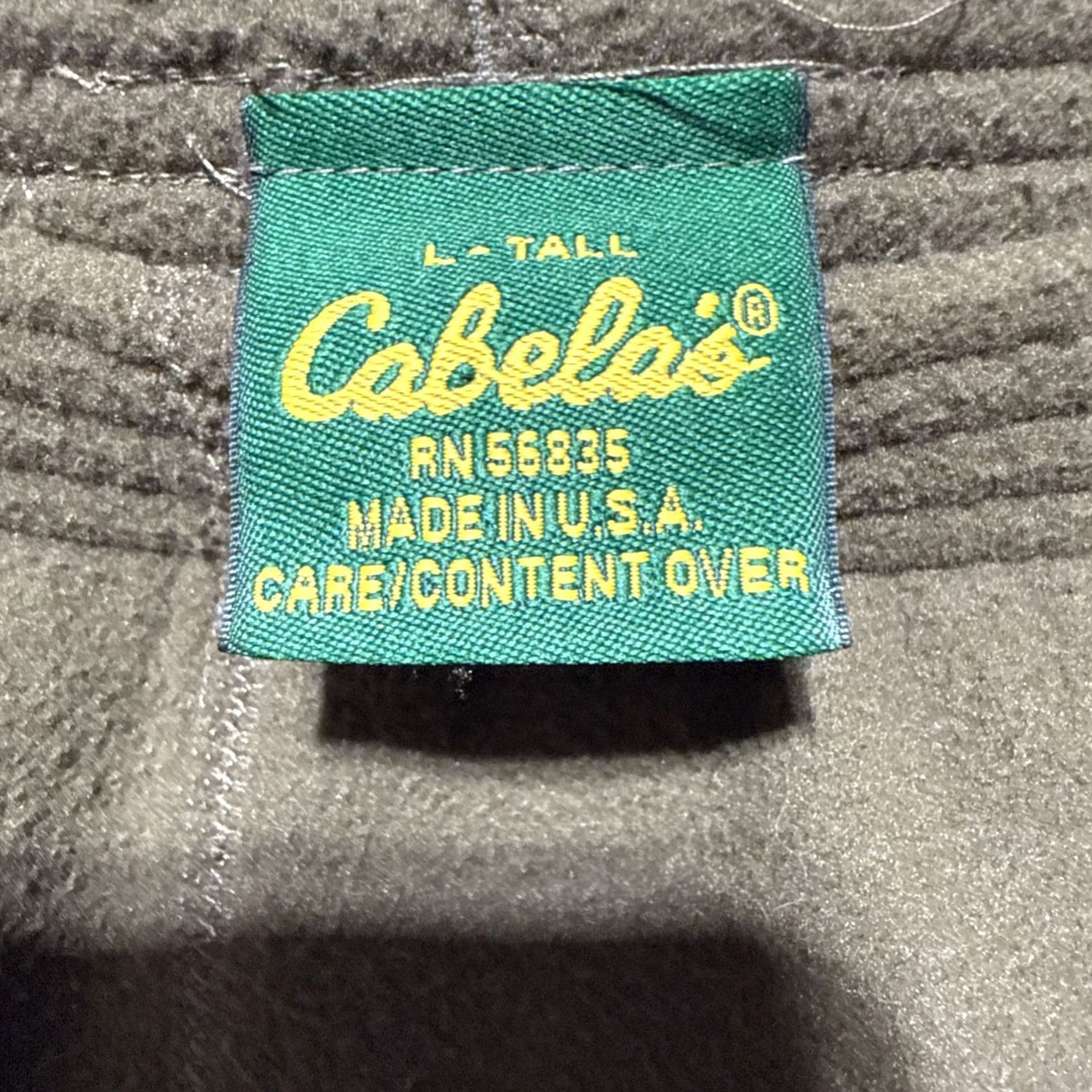 Vintage VINTAGE Cabela's Tracksuit Mens Large Tall 2 Piece Thermal Fleece Brown NT Textile Set Jacket Pants Big & Tall Mens Size 42R - 8 Thumbnail