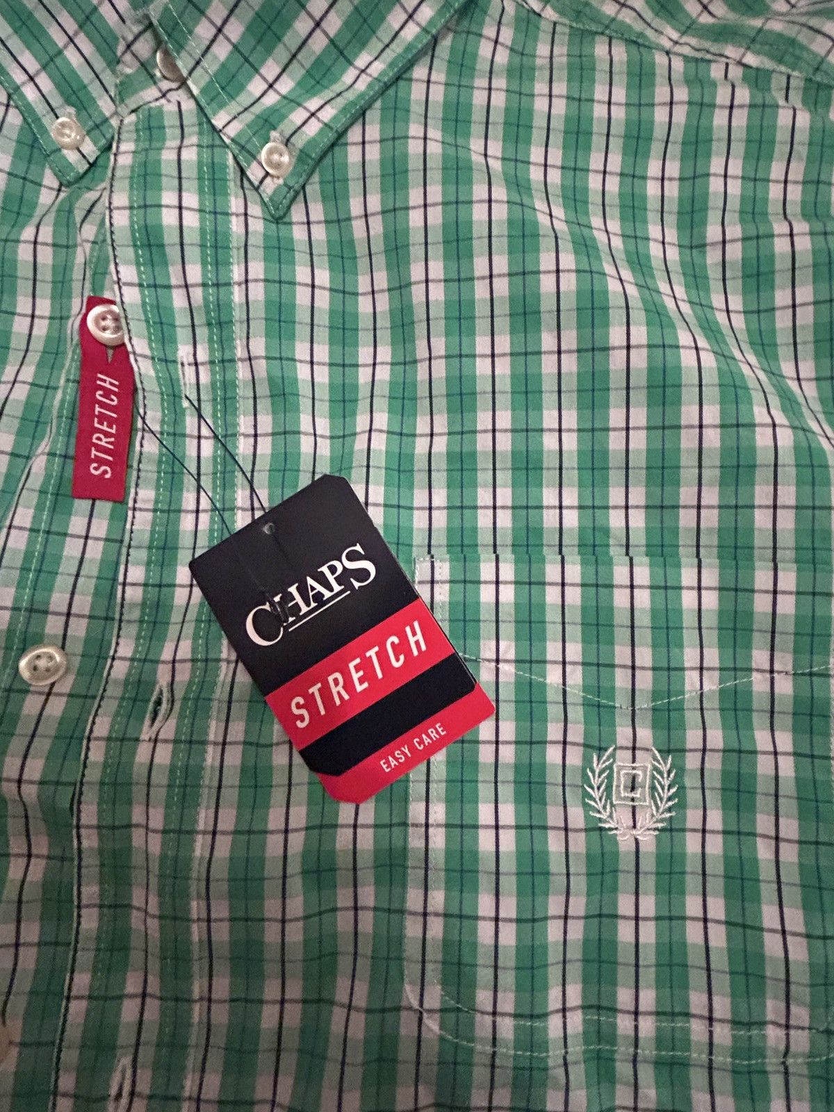 Chaps Green button up shirt Size US XL / EU 56 / 4 - 2 Thumbnail