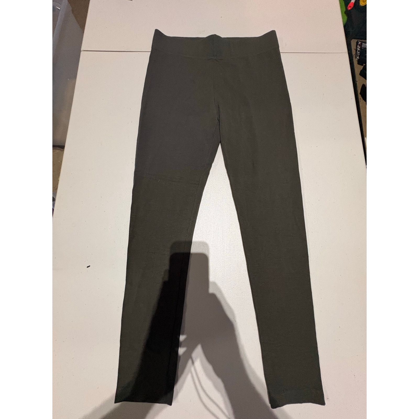 Lou & Grey Lou & Grey Women’s Dark Green Leggings Size Small Stretch Size 27" / US 4 / IT 40 - 2 Thumbnail
