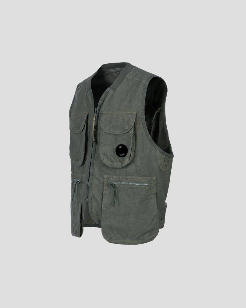 C.P. Company o1y1224 Vest in Military Green Size US M / EU 48-50 / 2 - 2 Thumbnail