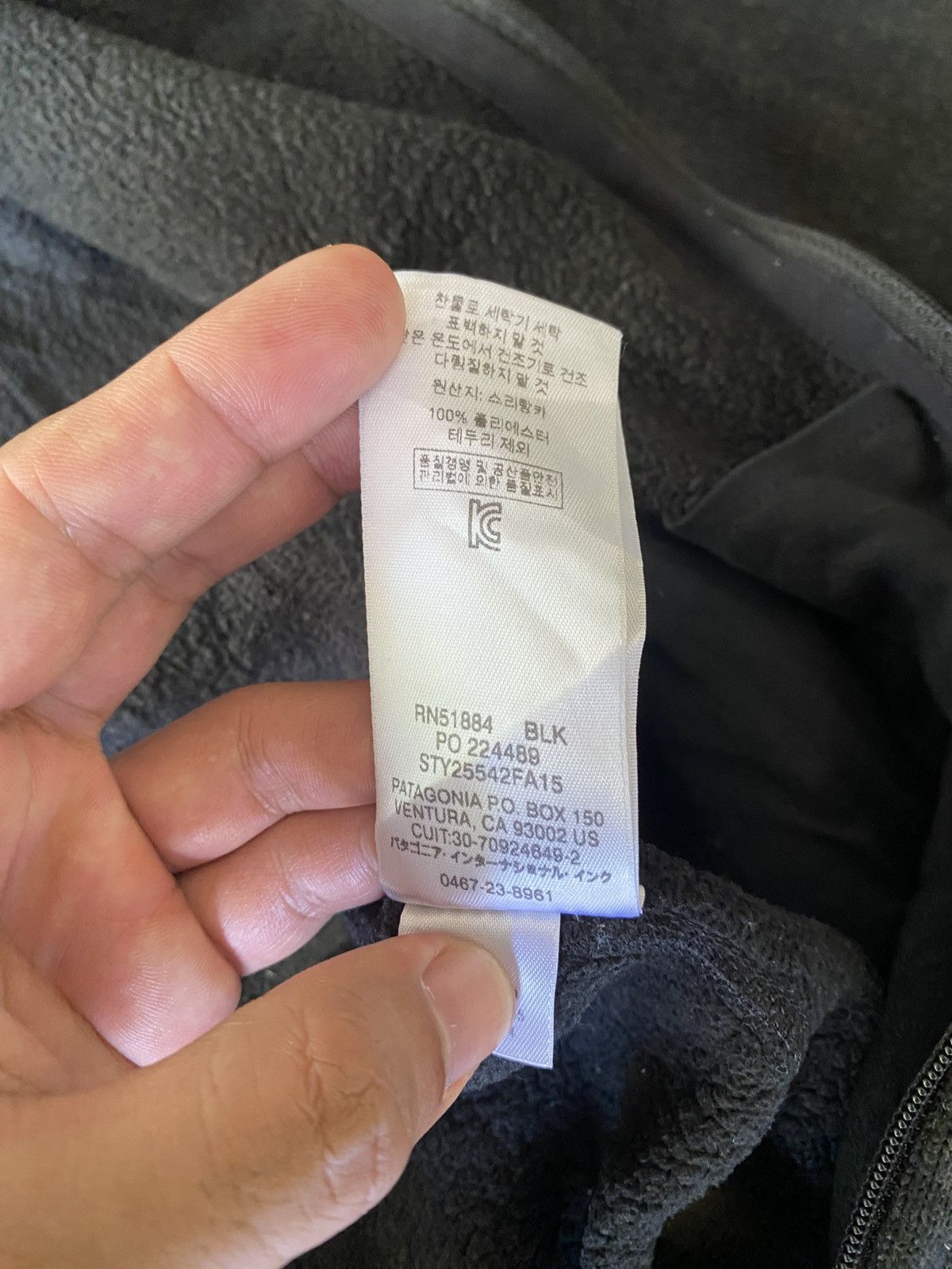 Patagonia Patagonia Black Full Zipper Jacket for Women 🔥 Size L / US 10 / IT 46 - 14 Thumbnail