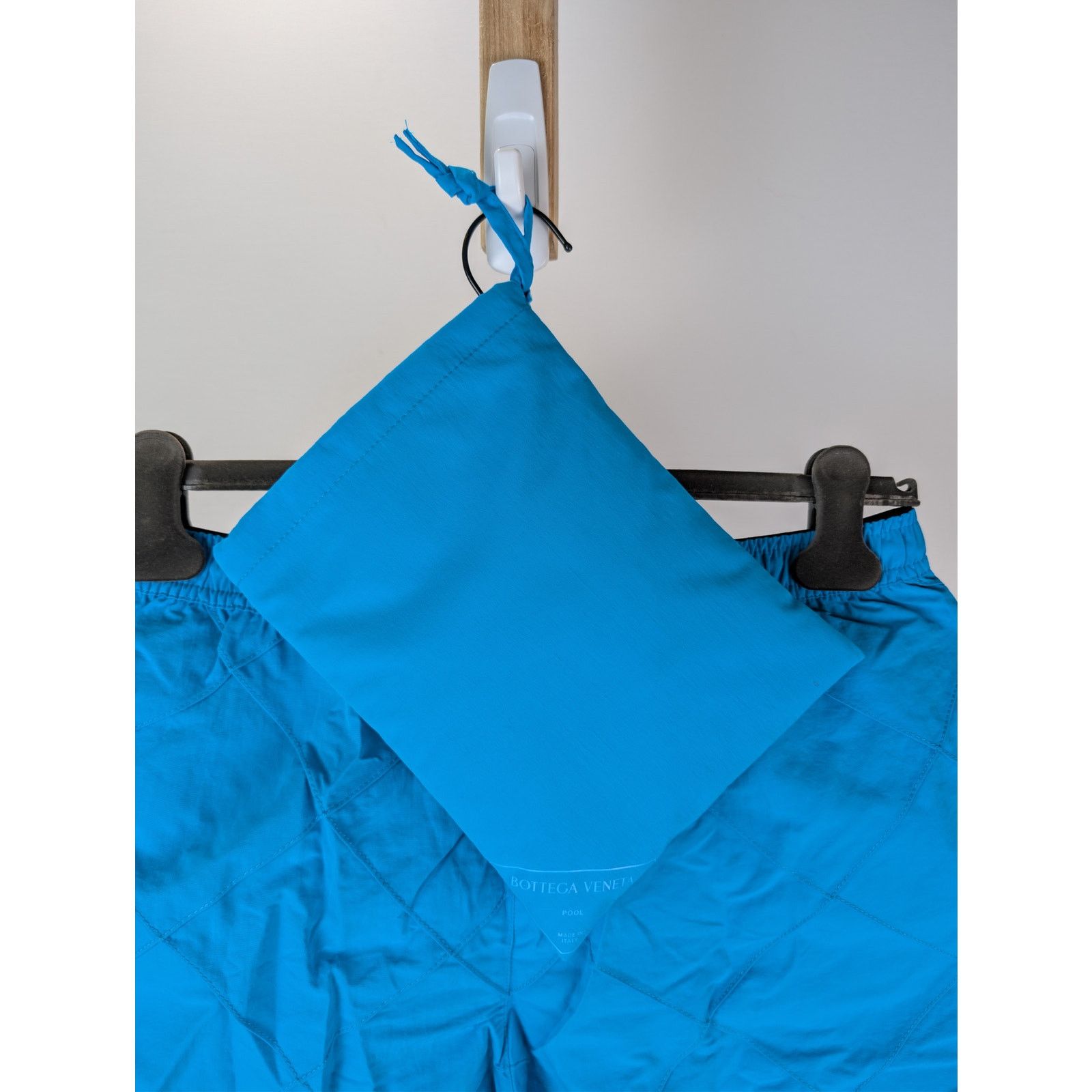 Bottega Veneta o1rshd1 Nylon Intreccio Swim Shorts in Blue Size US 34 / EU 50 - 16 Thumbnail