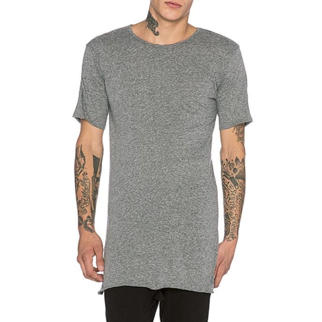 Daniel Patrick Knomadik by Daniel Patrick light gray t shirt long size XS Size US XS / EU 42 / 0 - 1 Thumbnail