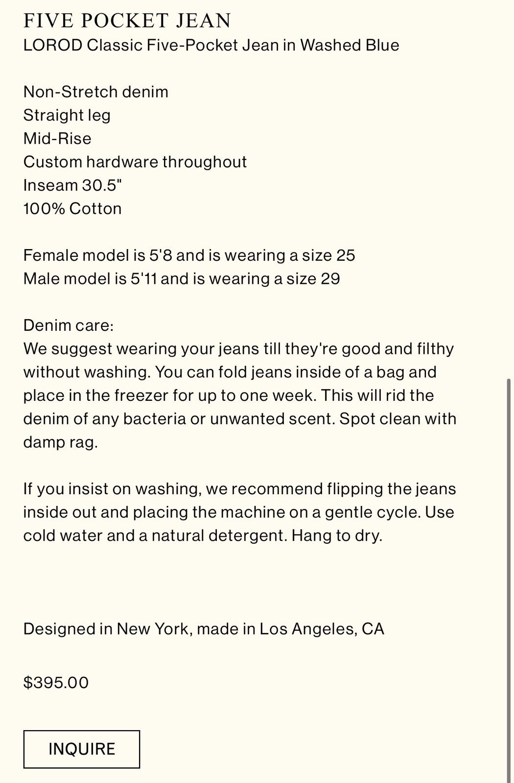 Other LOROD 5 Pocket Jeans Size 30" / US 8 / IT 44 - 5 Thumbnail
