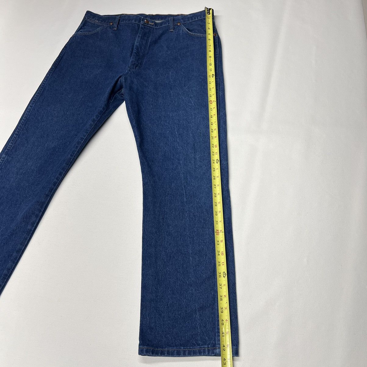 Wrangler Wrangler Jeans Blue Cowboy Cut Slim Denim Western 936DEN Size US 40 / EU 56 - 18 Thumbnail