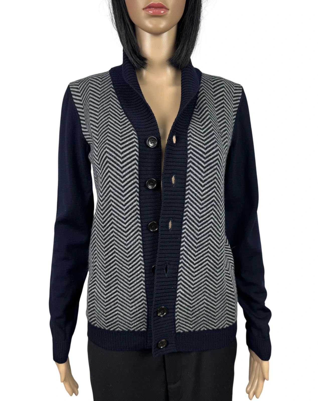 Gucci Gucci Wool Cardigan Herringbone 12 Anni Womens S Size S / US 4 / IT 40 - 9 Thumbnail