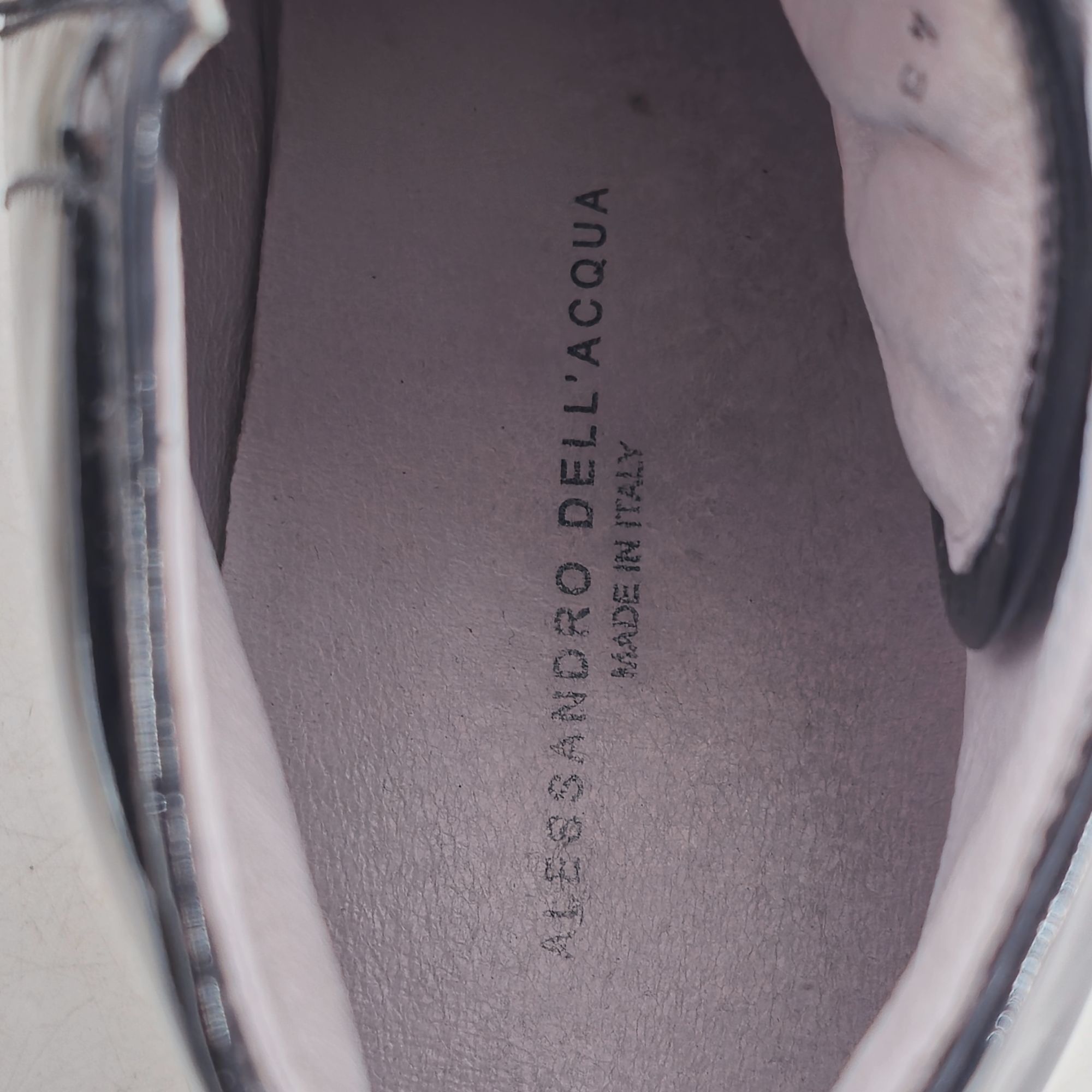 Alessandro Dell'acqua Alessandro Dell'Acqua Black Silver Metallic Fashion High-top Size US 10.5 / EU 43-44 - 14 Thumbnail