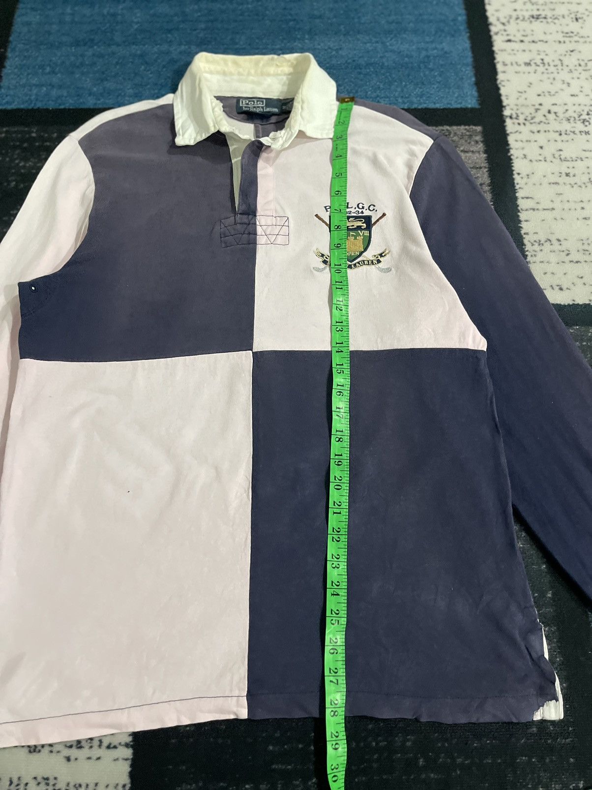 Polo Ralph Lauren Y2k Vintage Faded Polo Ralph Lauren Style Rugby Polo Tee Size US M / EU 48-50 / 2 - 18 Thumbnail