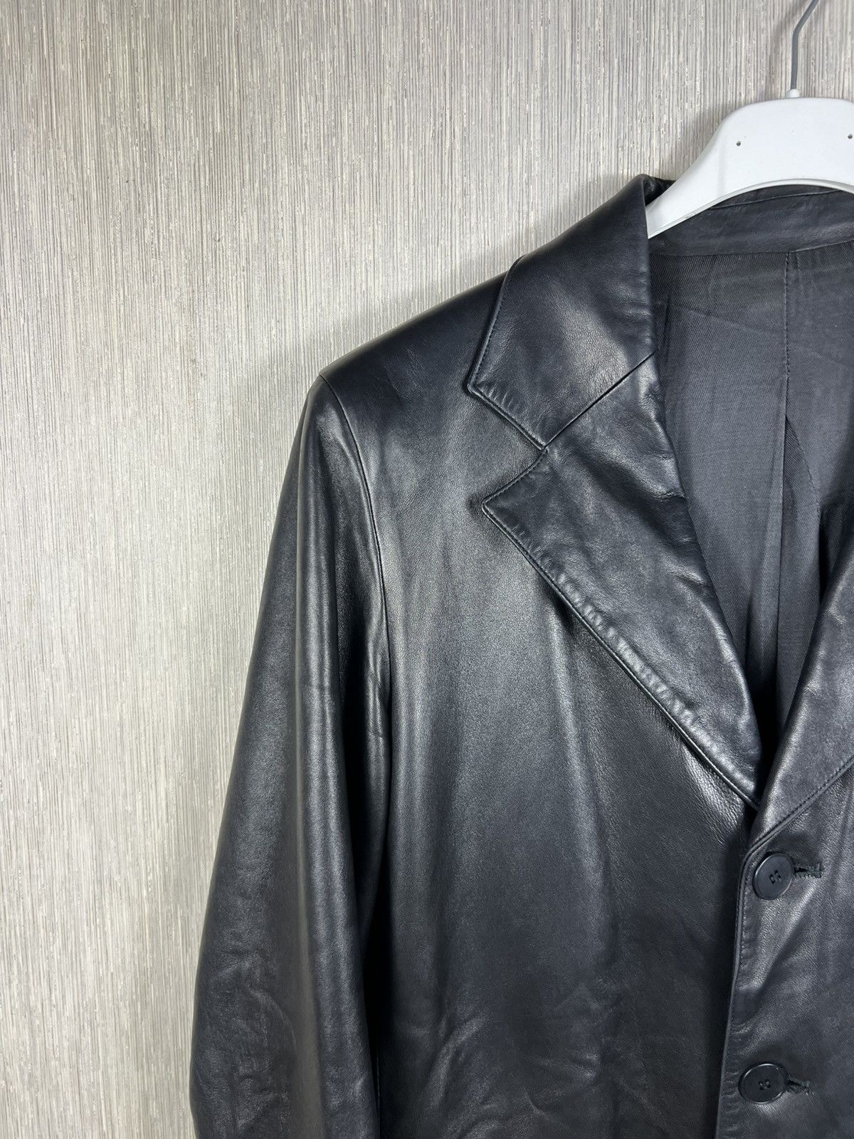 agnes b. Agnes b. genuine lamb leather avant garde blazer jacket Size US M / EU 48-50 / 2 - 4 Thumbnail