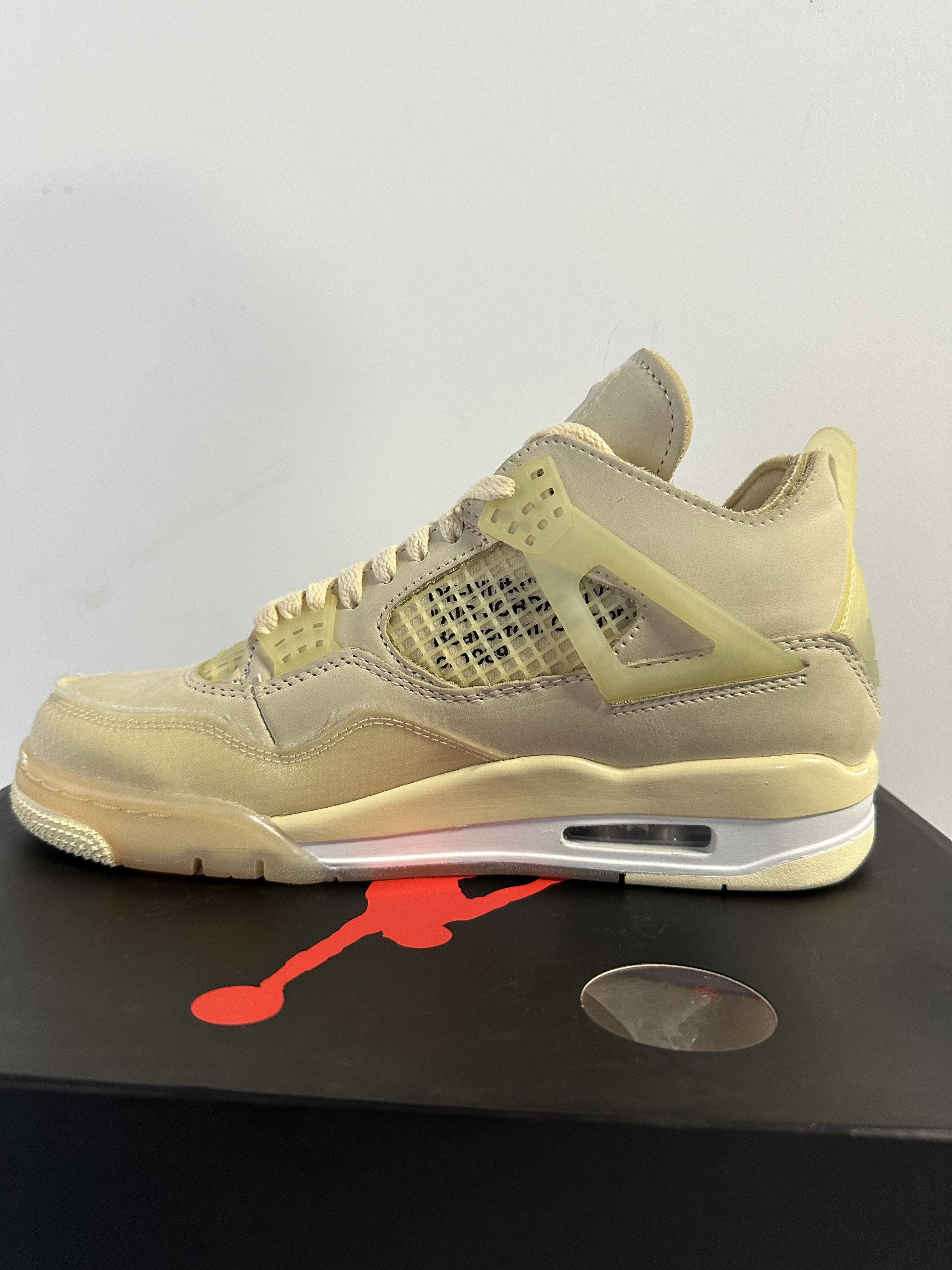 Jordan Brand × Off-White Off-White x Wmns Air Jordan 4 Retro SP 'Sail' Size US 8 / IT 38 - 5 Thumbnail