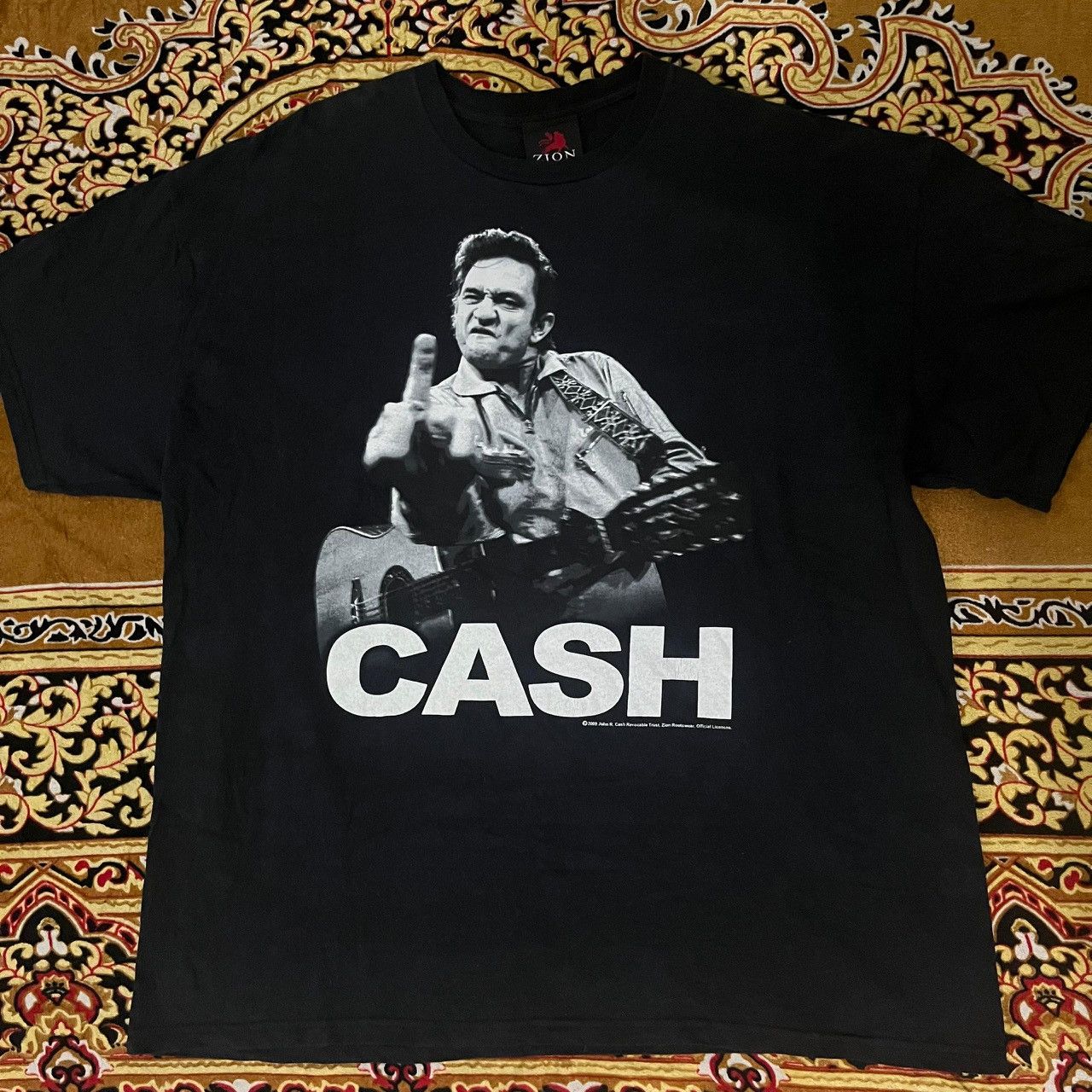 Vintage Vtg johnny cash Size US XL / EU 56 / 4 - 1 Thumbnail