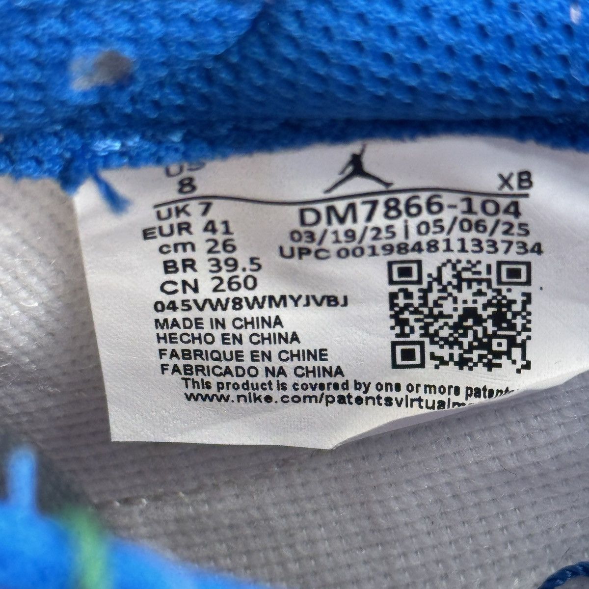 Fragment Design × Nike × Travis Scott JORDAN 1 RETRO LOW OG SP SAIL MILITARY BLUE SNEAKERS Size US 8 / EU 41 - 17 Thumbnail