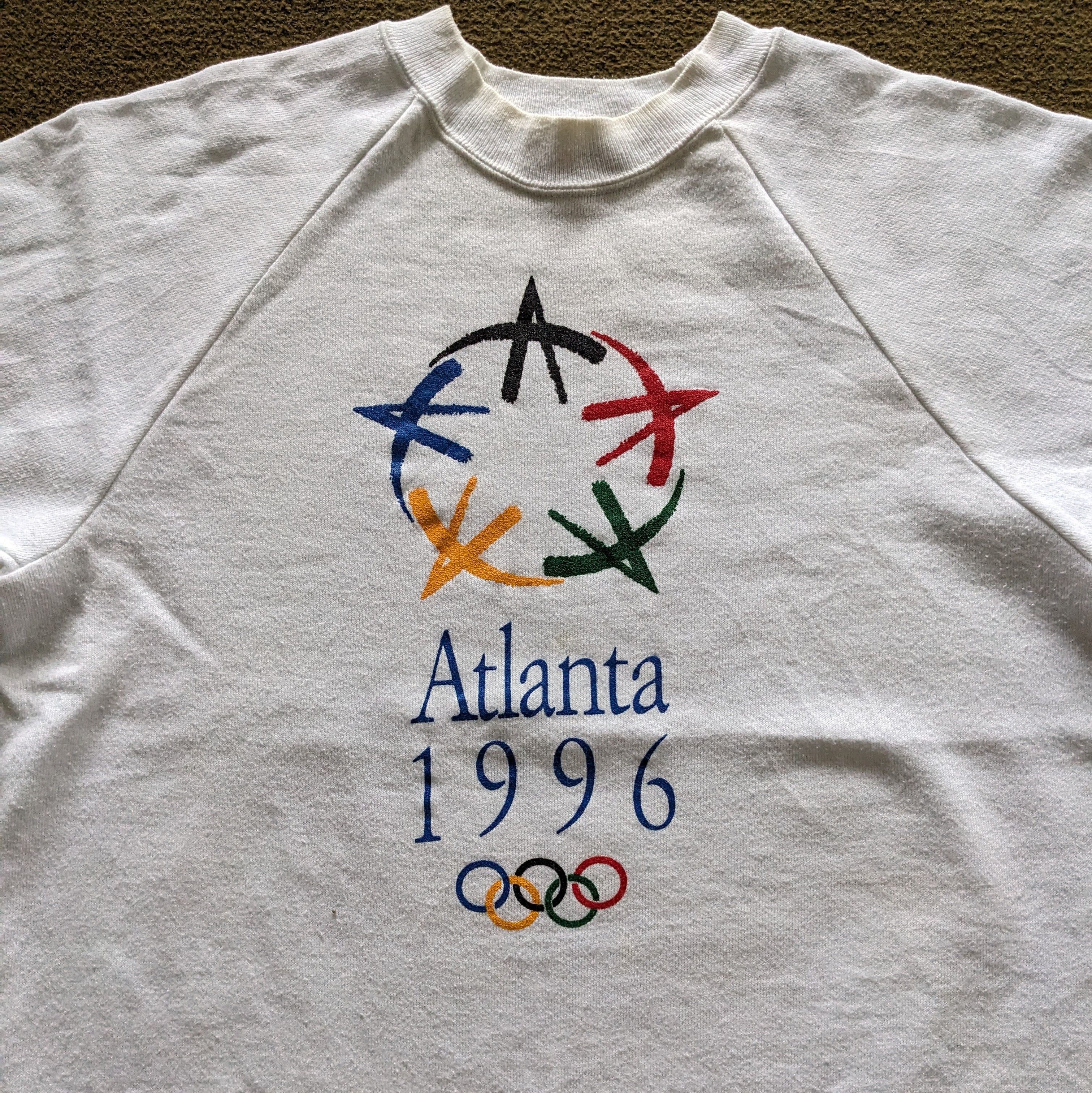Vintage Vintage ATLANTA 1996 Olympics Sweatshirt Size US S / EU 44-46 / 1 - 2 Thumbnail