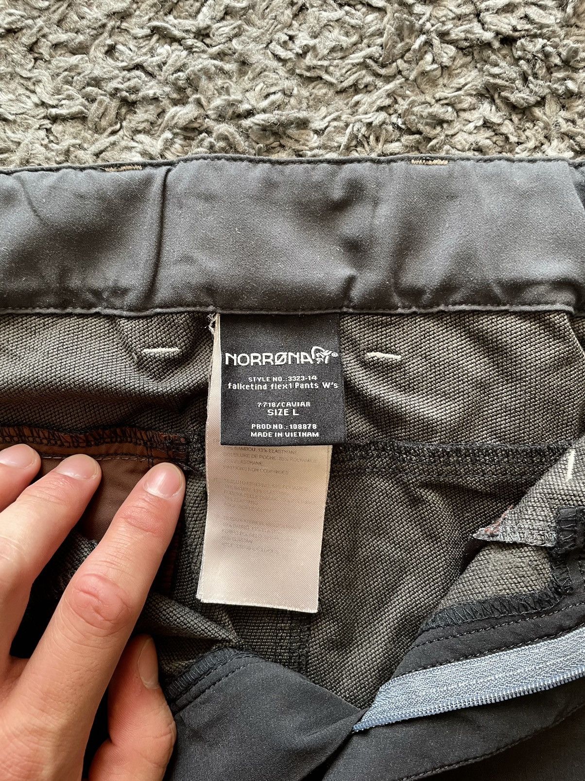 Norrona Pants Gorpcore Outdoor Streetwear Logo Rare