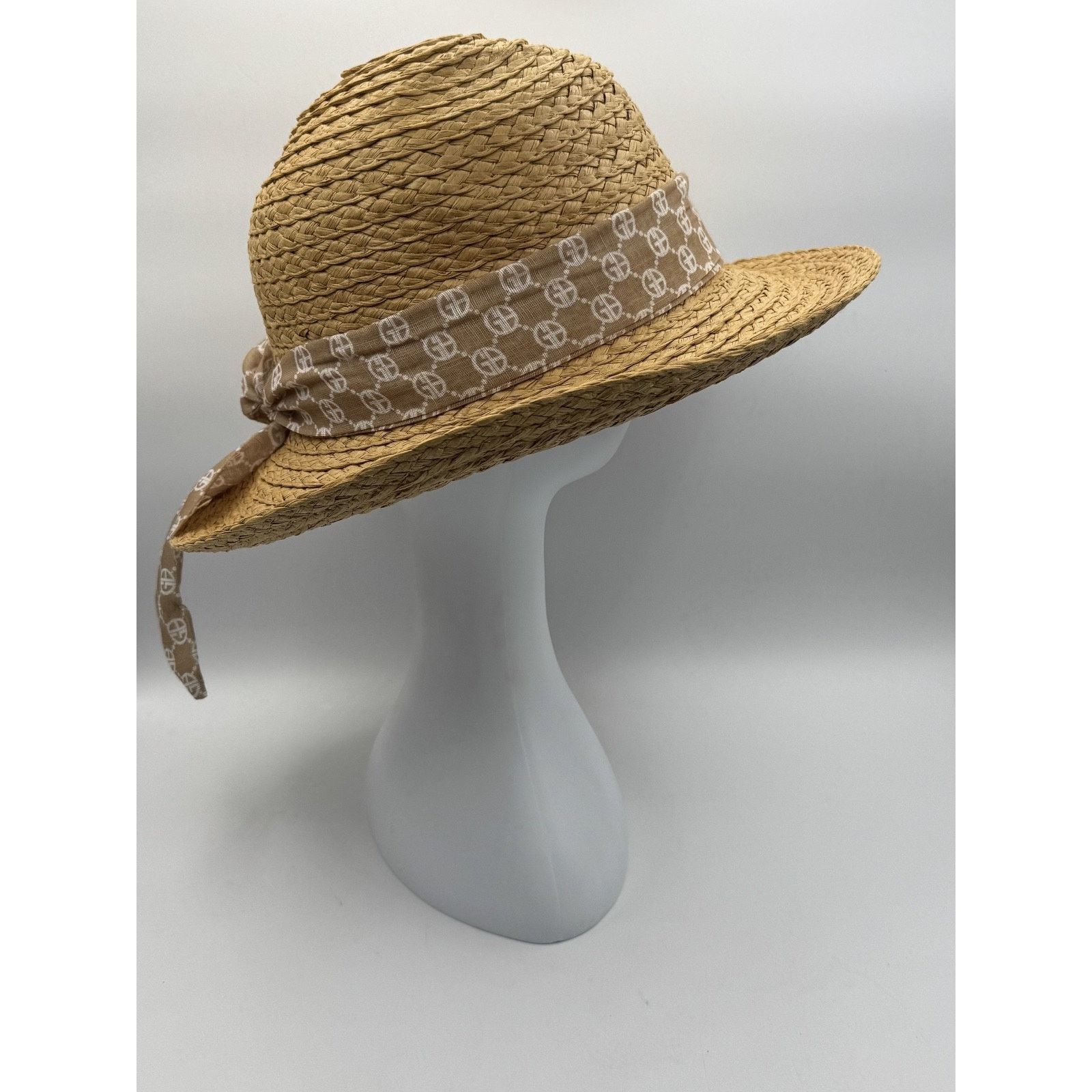 Giani Bernini Giani Bernini Women’s Chiffon Band Panama Hat Camel, Beach Size ONE SIZE - 2 Thumbnail