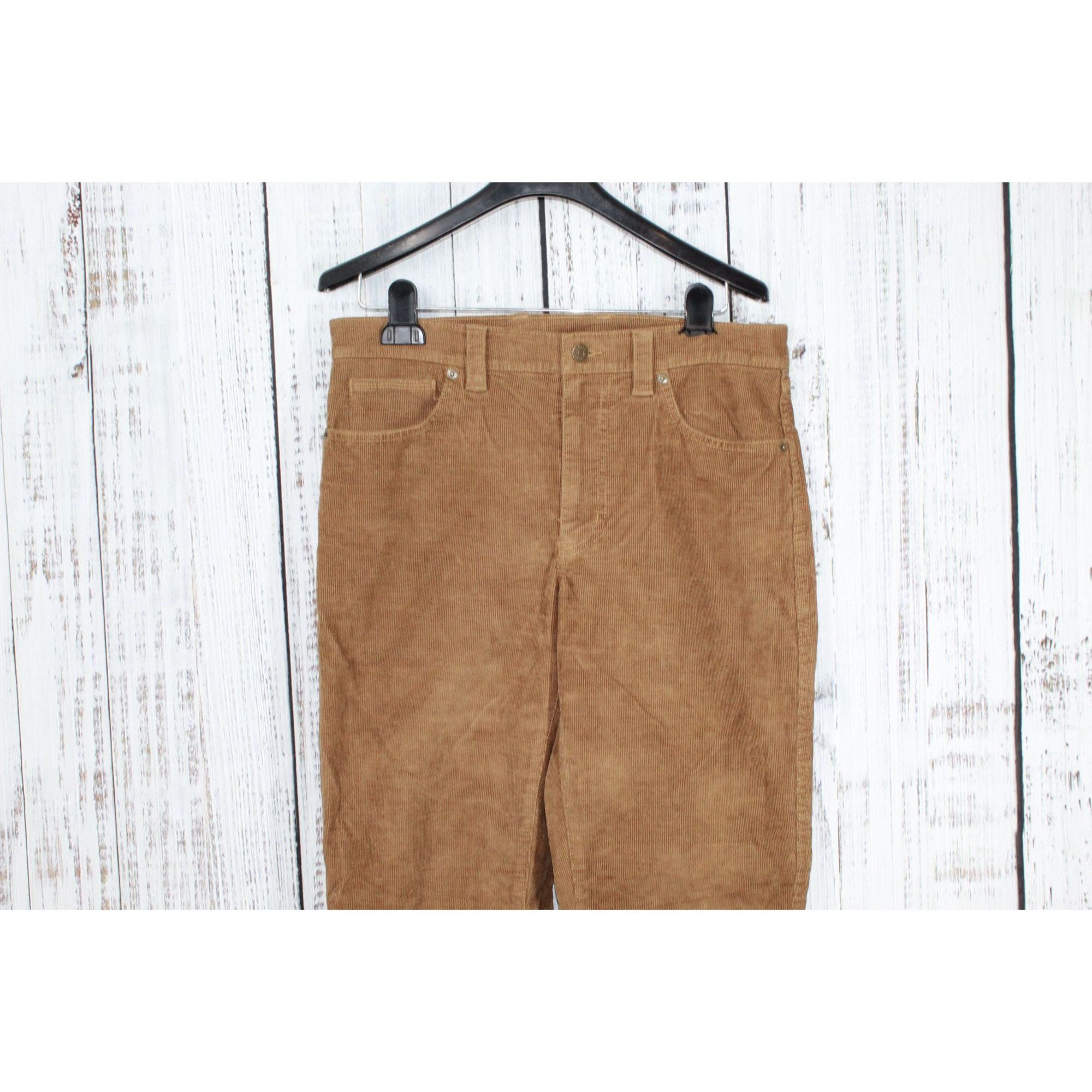 L.L. Bean LL Bean BeanFlex Corduroy Pants Five Pocket Straight Leg Size US 31 - 8 Thumbnail