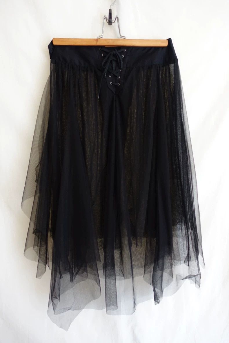Yohji Yamamoto Yohji YamamotoStrap Gauze Skirt 2503-Nextarrow Size 25" / US 0 / IT 36 - 1 Thumbnail