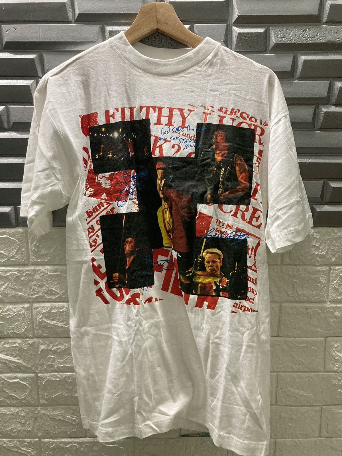 Vintage Vintage sex pistol the filthy lucre tour T shirt Video Tape |  Grailed