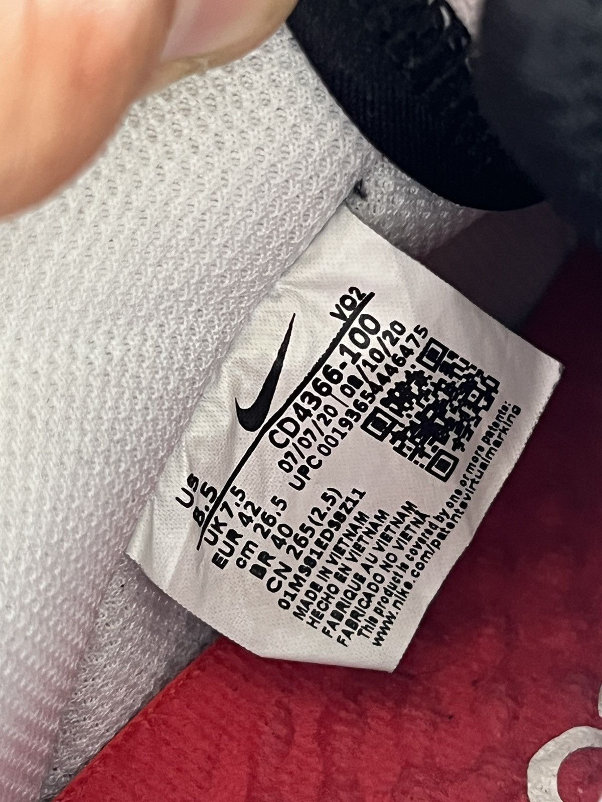 Nike ‼️Nike Air Force 1 Over Swoosh X React System Opium Sneakers Size US 8.5 / EU 41-42 - 19 Thumbnail