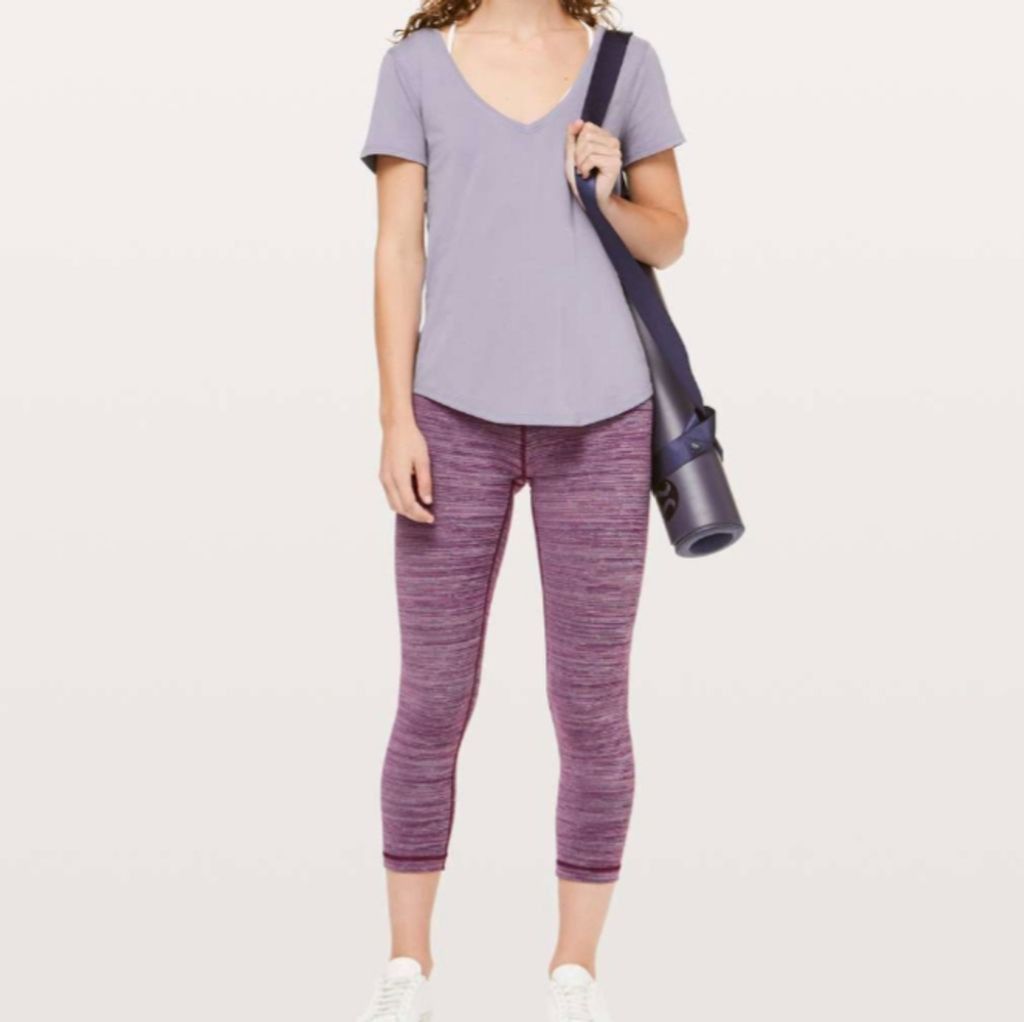 Lululemon Lululemon wunder under crop high rise leggings size 4 Size 27" / US 4 / IT 40 - 2 Thumbnail
