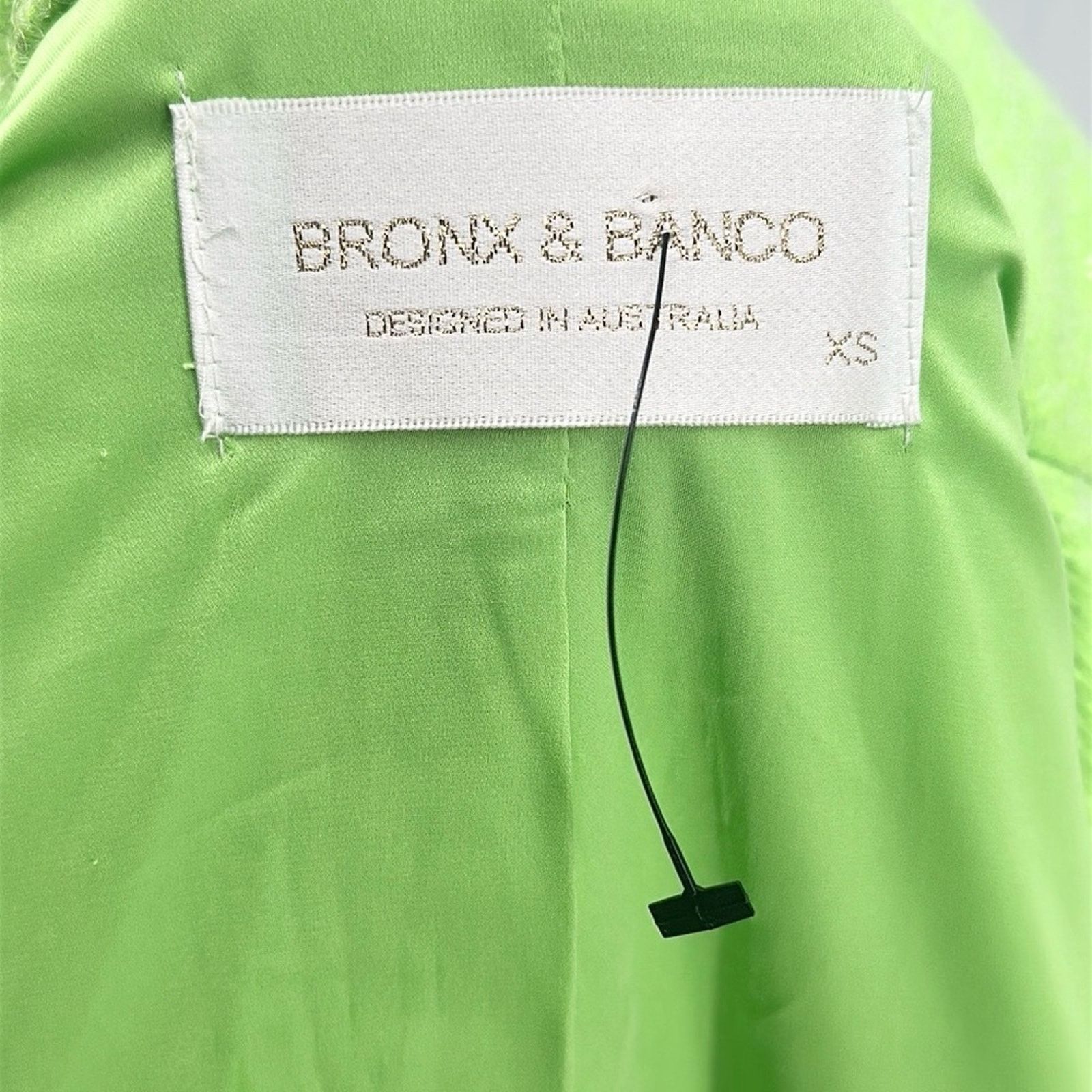 Bronx and Banco Bronx and Banco Zizi Neon Green Sequin Embellished Blazer Size XS / US 0-2 / IT 36-38 - 11 Thumbnail