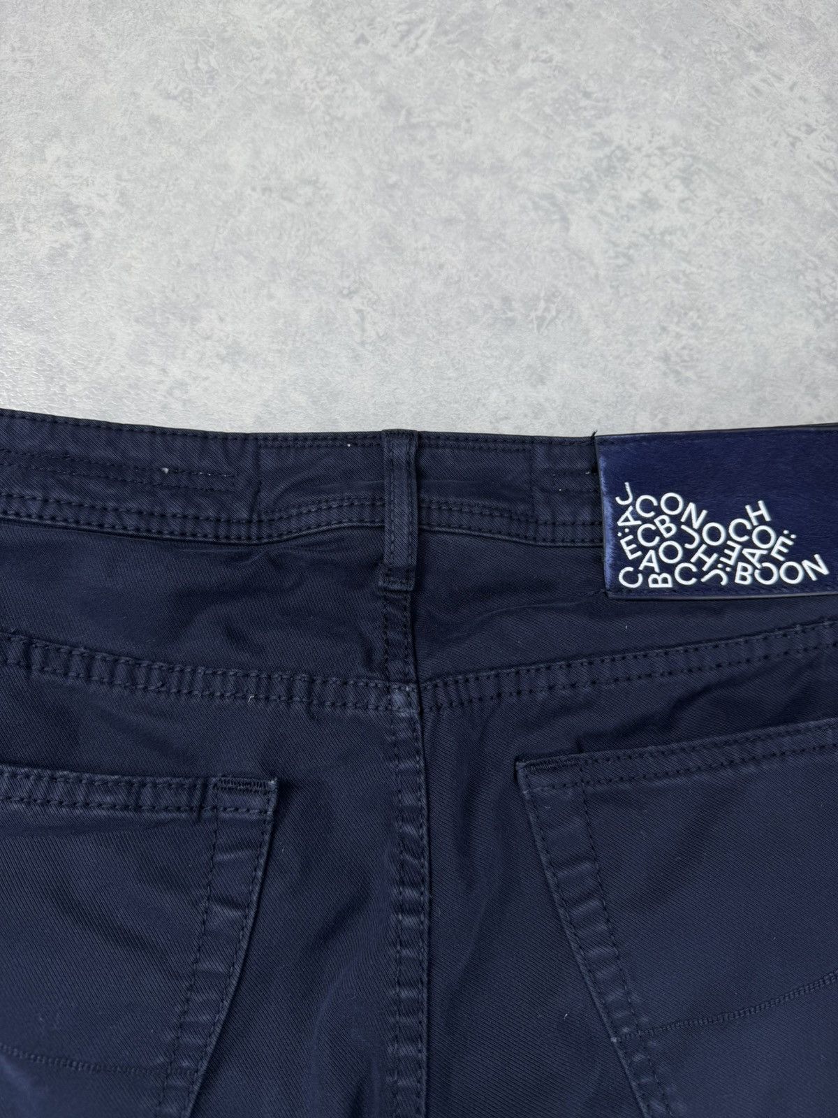 Jacob Cohen Jacob Cohen Nick Jeans Navy Blue Slim Fit Size 33 Size US 33 - 14 Thumbnail