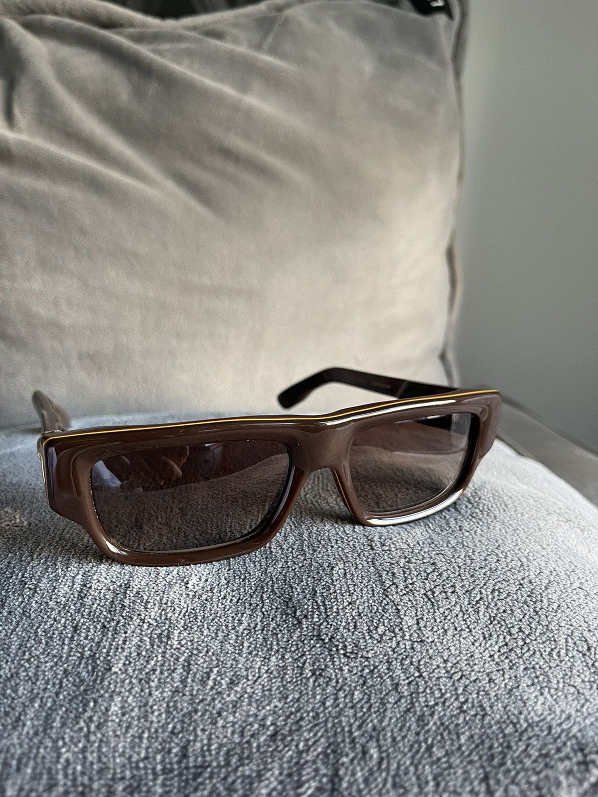Chrome Hearts Chrome Hearts Sunglasses Brown Size ONE SIZE - 19 Thumbnail