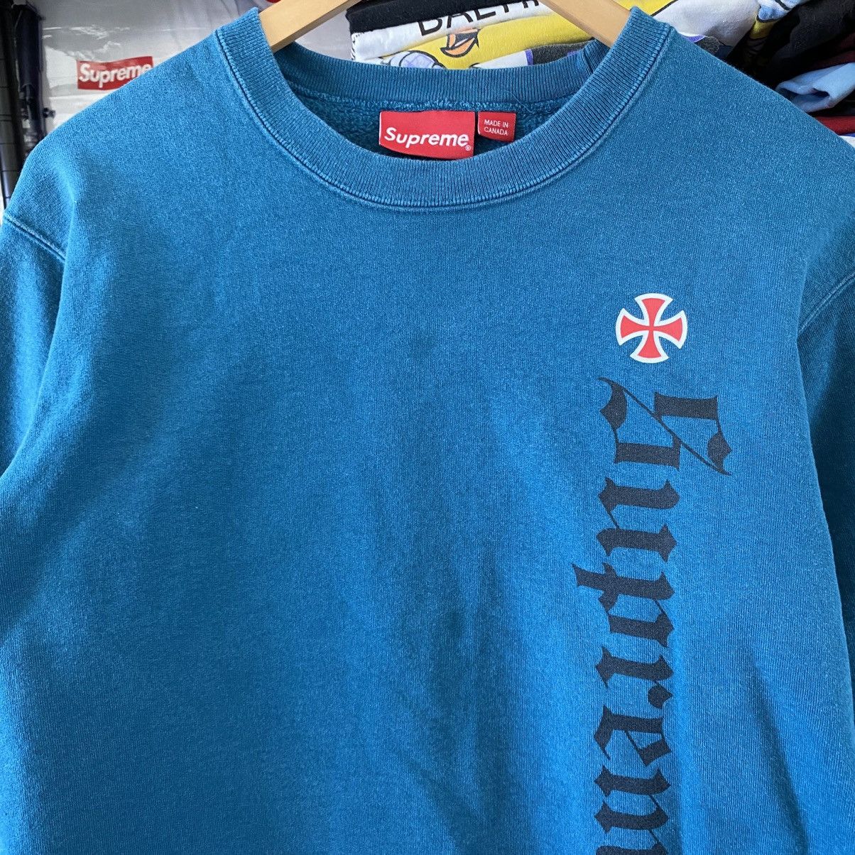 Supreme Surpeme Independent Truck Co Crewneck Sweatshirt Teal 2017 Size US M / EU 48-50 / 2 - 2 Thumbnail