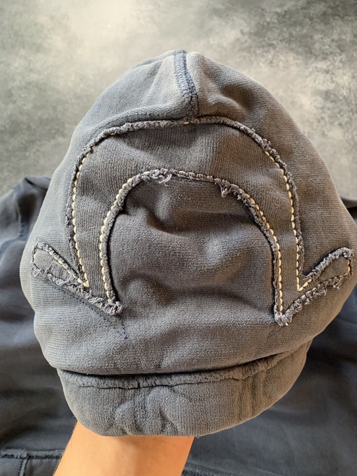True Religion Vintage True Religion Coll Faded Hoodie Y2K Size US M / EU 48-50 / 2 - 6 Thumbnail