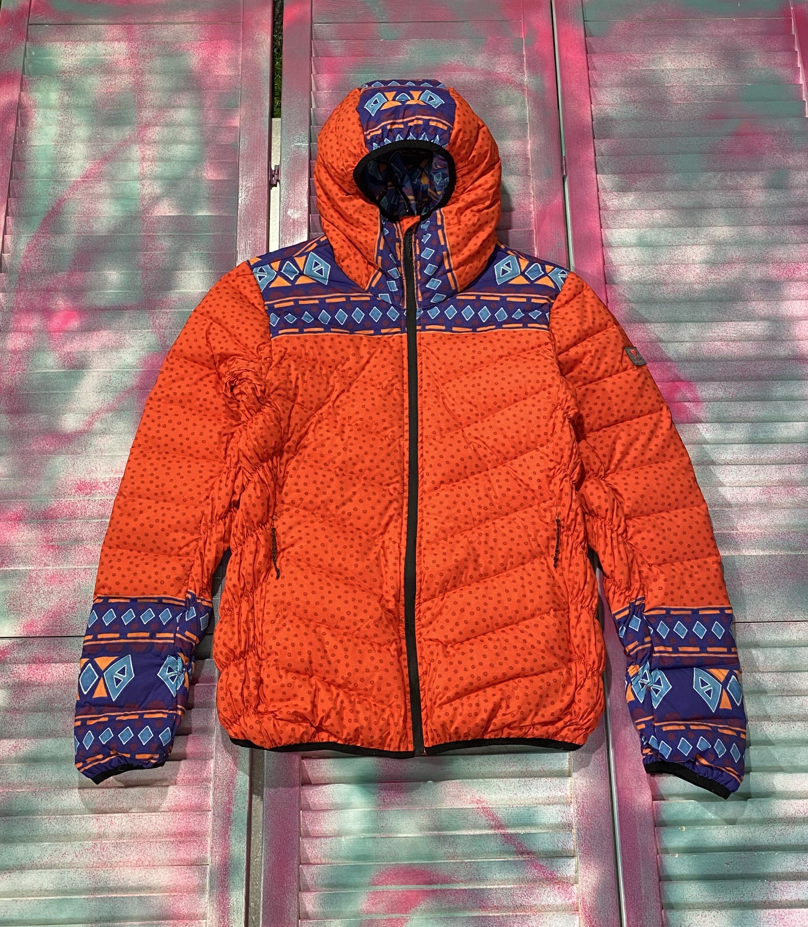 Designer VALERIA COLTURI CRAZY IDEA Down Jacket Ski Mountain Style Size XL / US 12-14 / IT 48-50 - 2 Thumbnail