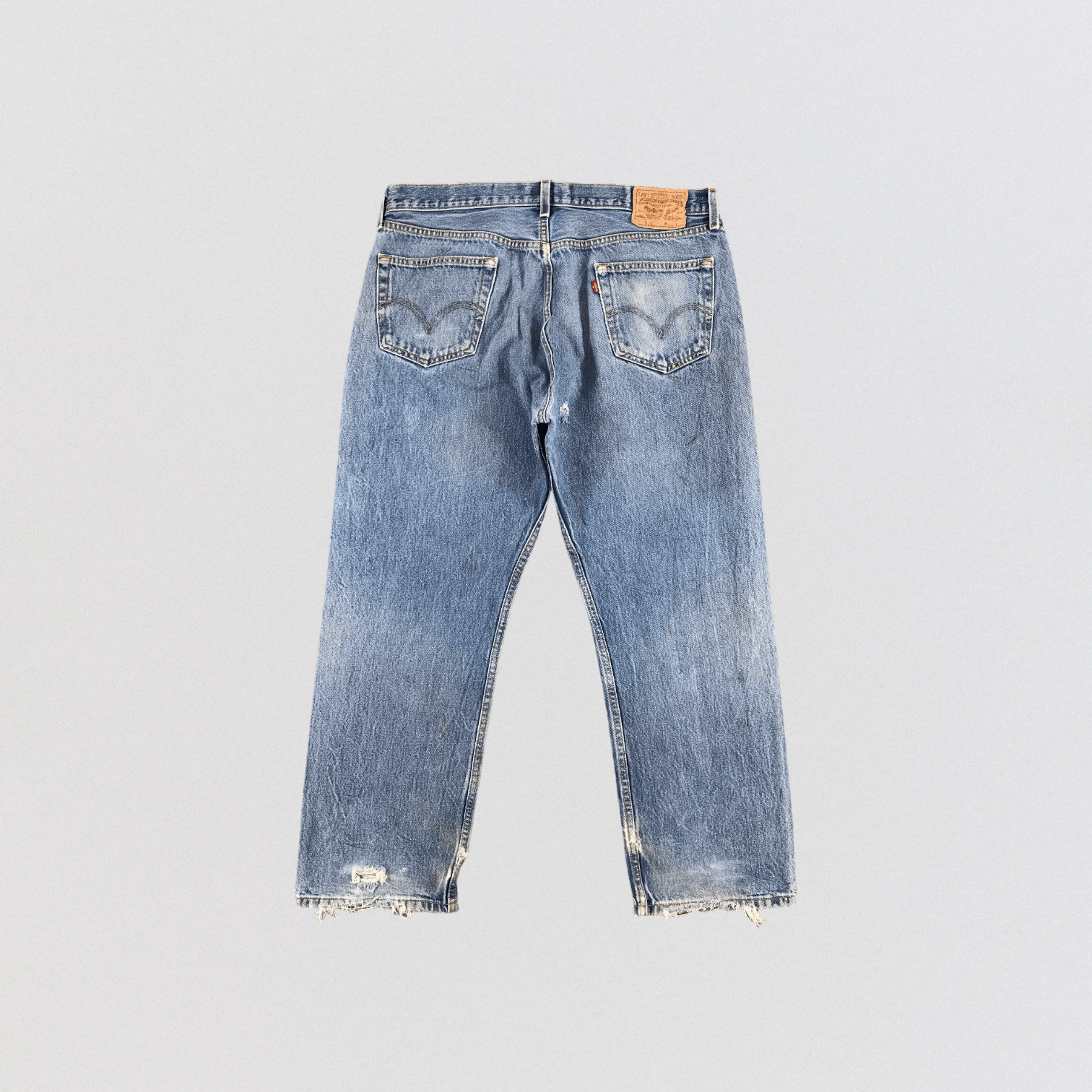 Levi's × Vintage Vintage Blue Wash Levis 501 Jeans-JM1652 Size US 37 - 2 Thumbnail