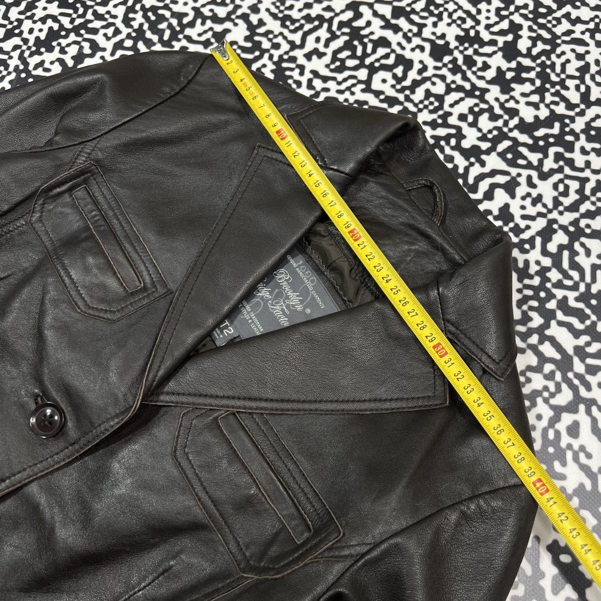 Vintage Vintage Y2K Lamb Leather Jacket Blazer Japanese Retro Style Size S / US 4 / IT 40 - 23 Thumbnail