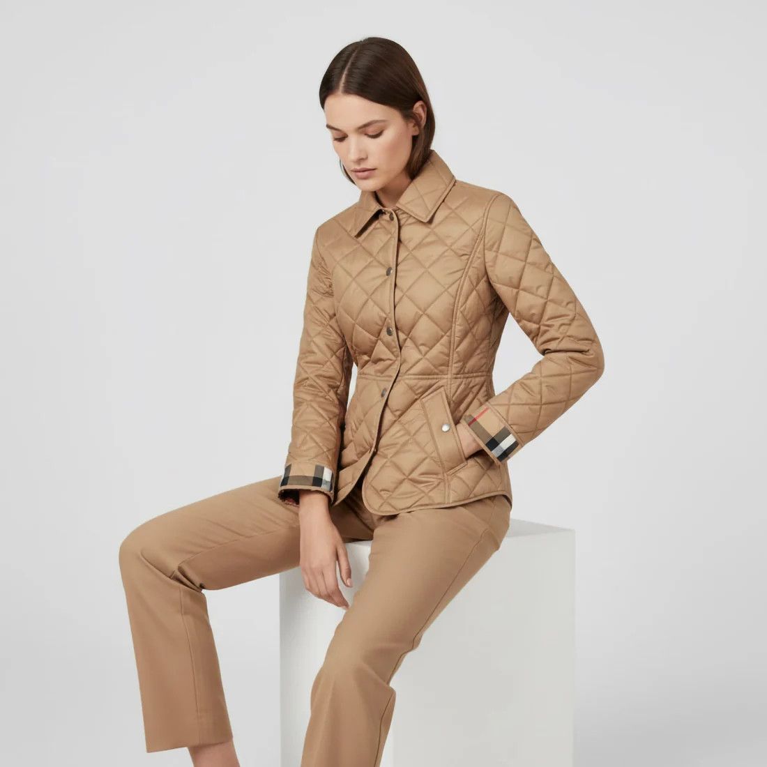 Burberry o1w1db10426 Padded Jacket in Camel Size XS / US 0-2 / IT 36-38 - 2 Thumbnail