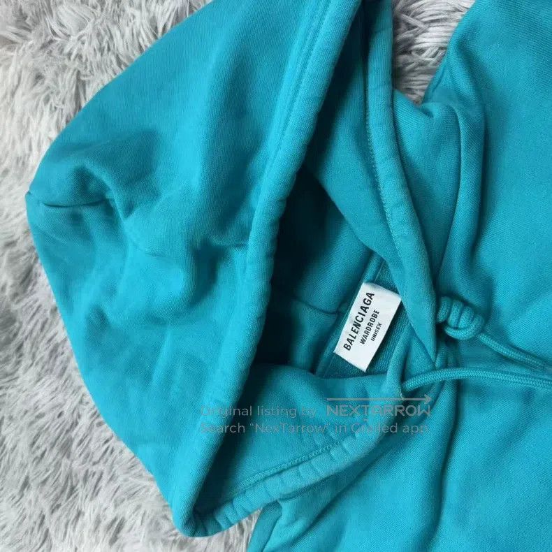 Balenciaga Balenciaga Embroidery Sweatshirt, Lake Blue Size US XS / EU 42 / 0 - 2 Thumbnail