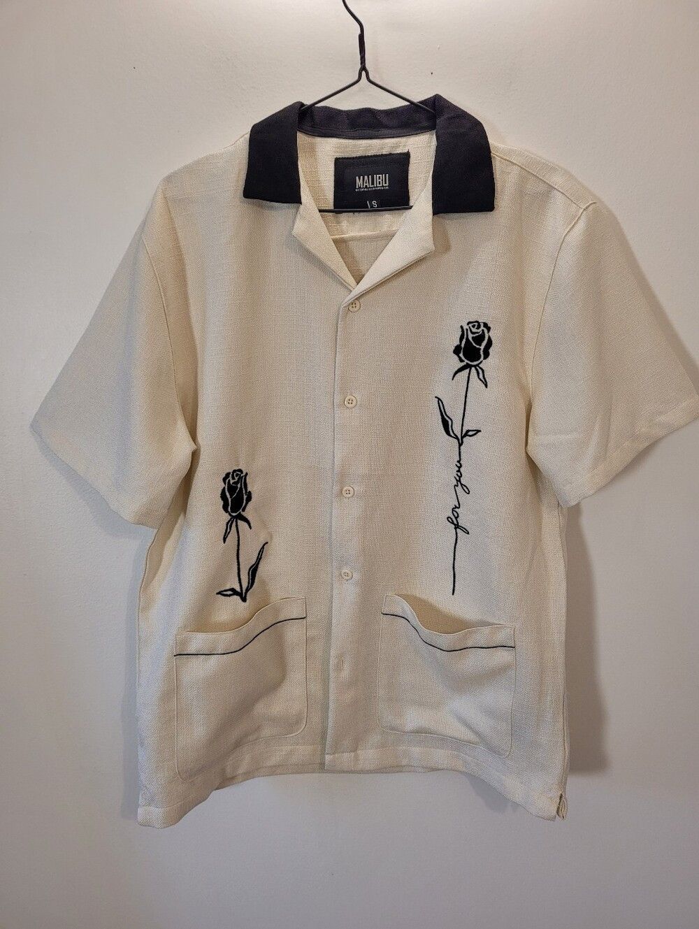 Other Malibu Drill Clothing Button-Down Shirt Rose Embroidery - S Size US S / EU 44-46 / 1 - 9 Thumbnail