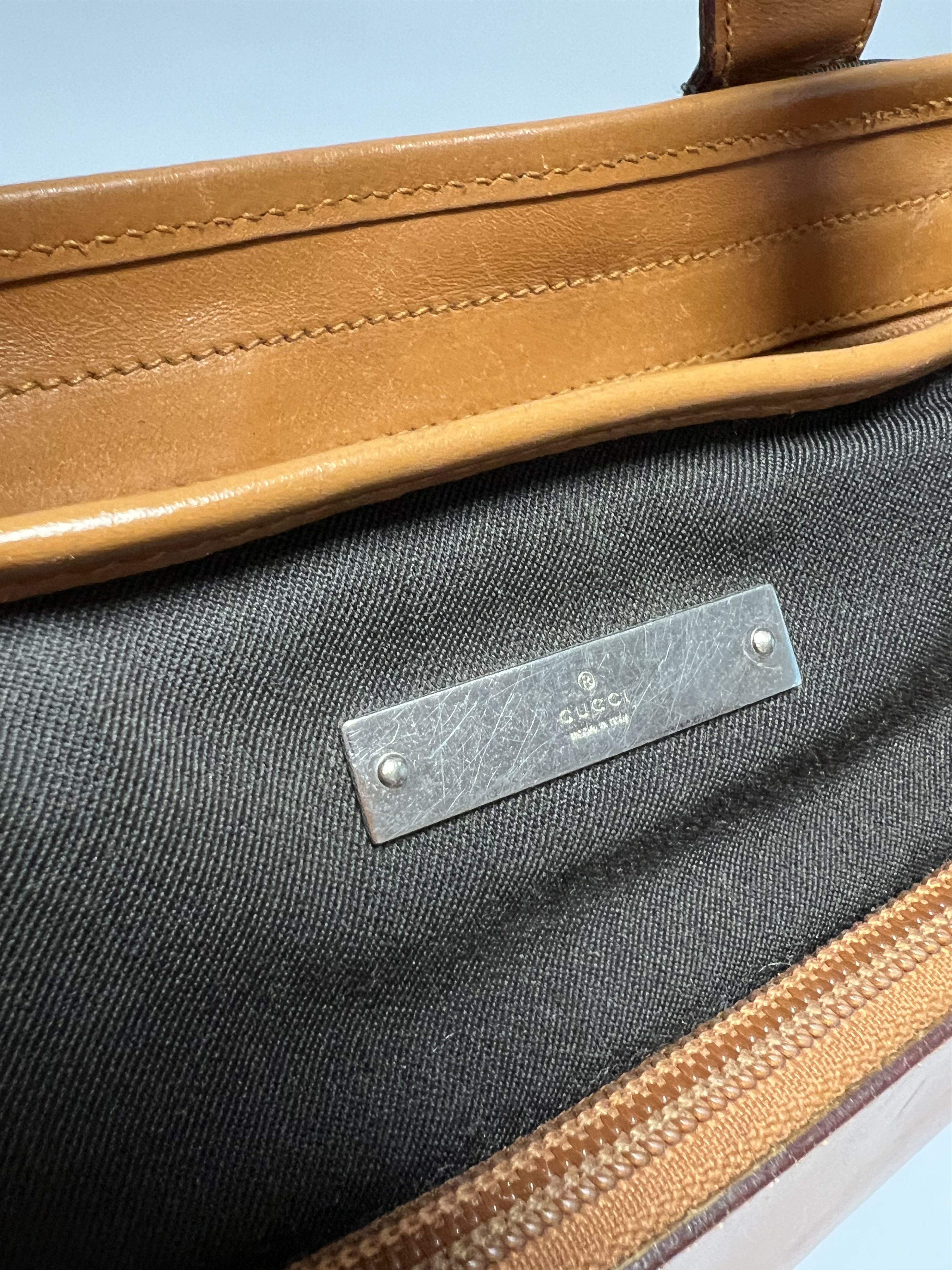 Gucci Rare Gucci Vintage Brown Shoulder Bag Size ONE SIZE - 12 Thumbnail