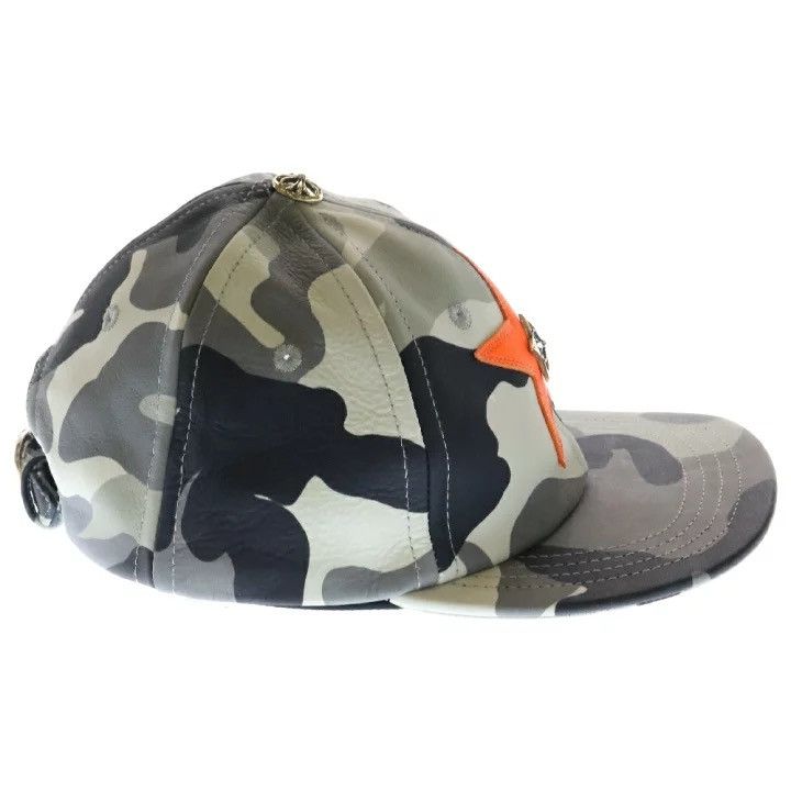 Chrome Hearts Chrome Hearts Star Patch Camo Leather Cap Size ONE SIZE - 3 Thumbnail