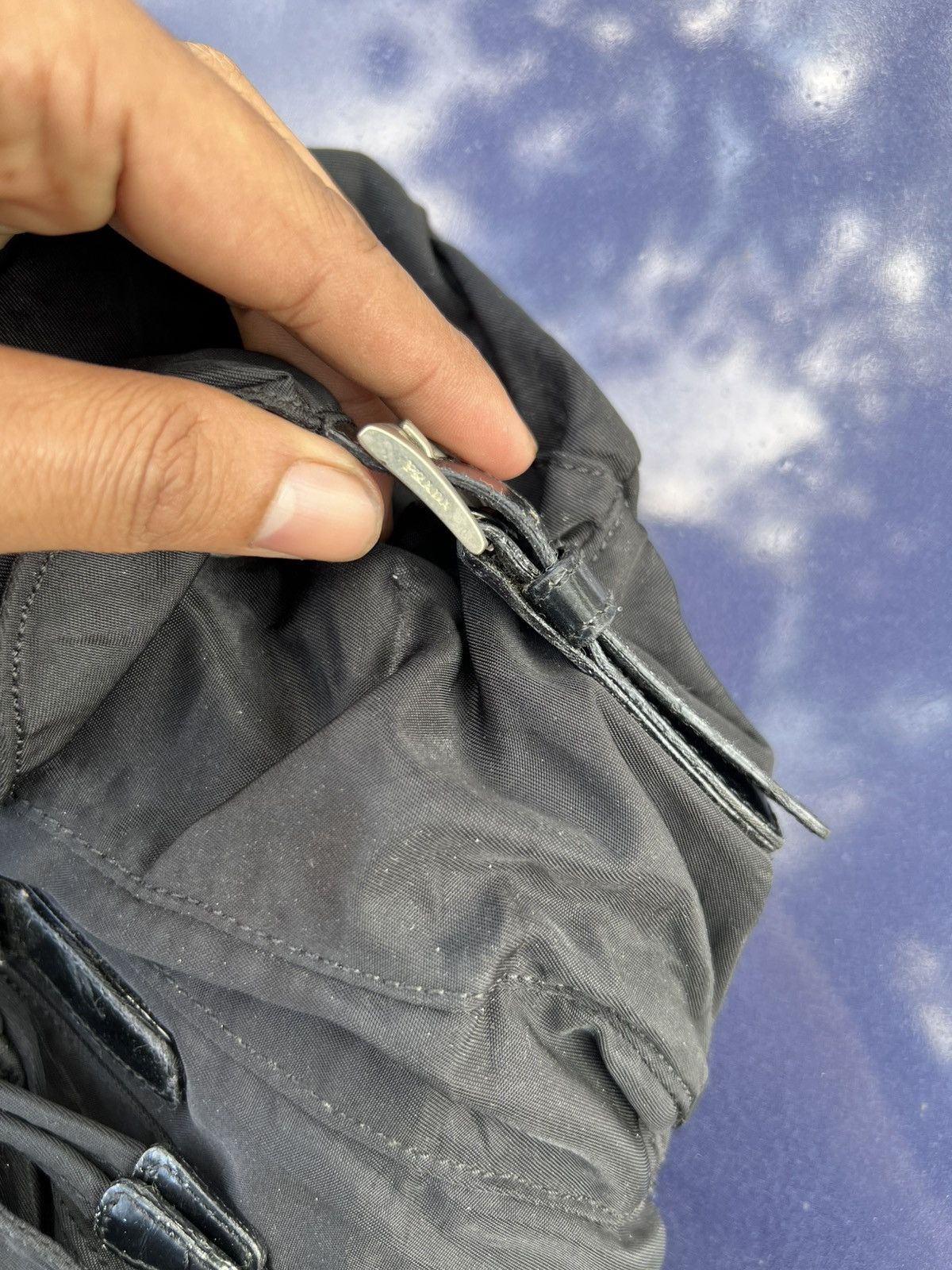 Prada × Vintage Vintage Prada Black Backpack Size ONE SIZE - 13 Thumbnail