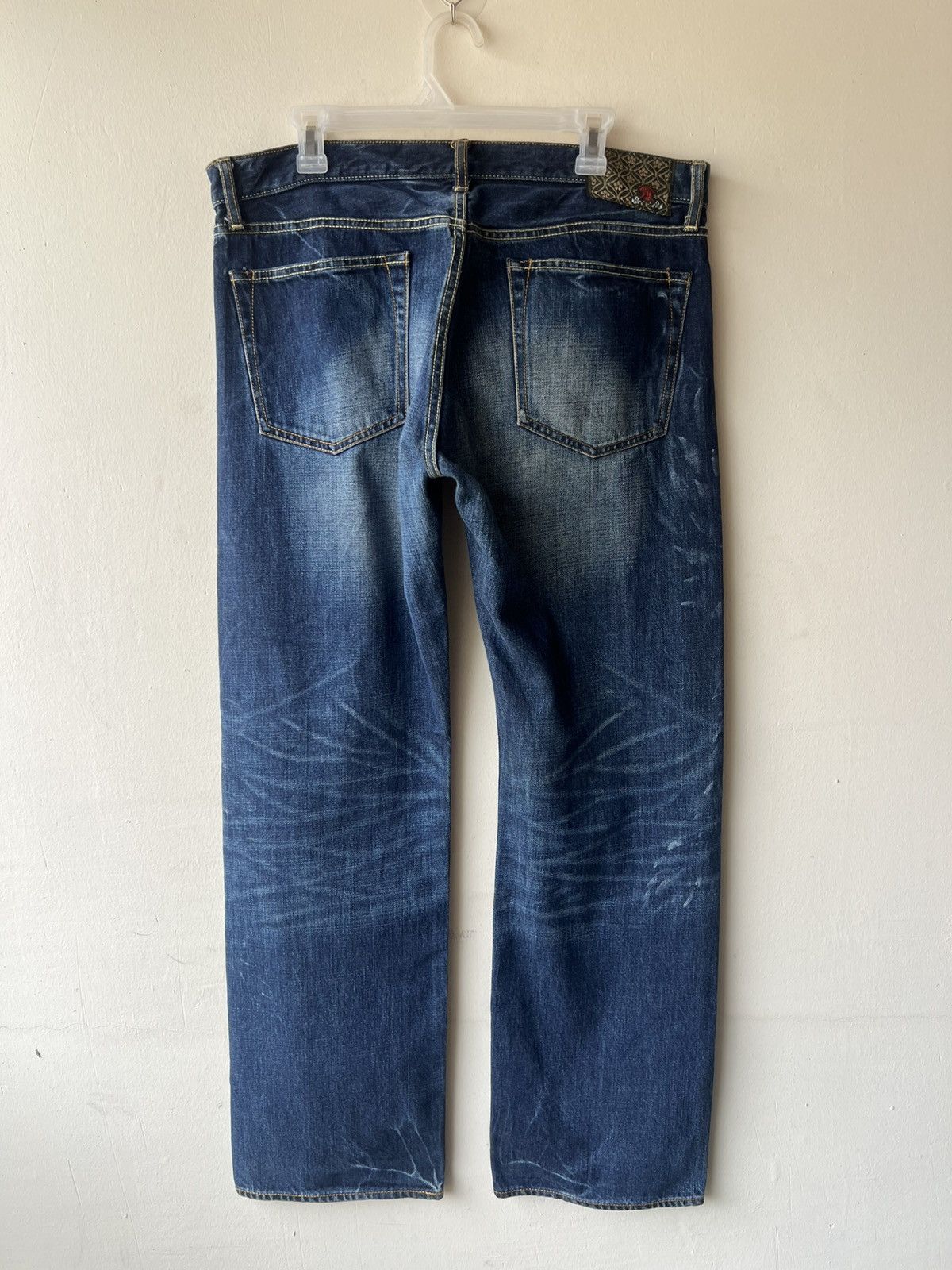 Eternal ETERNAL Japan Fade Clawmark Denim Painter Jeans Straight Cut Size US 36 / EU 52 - 3 Thumbnail
