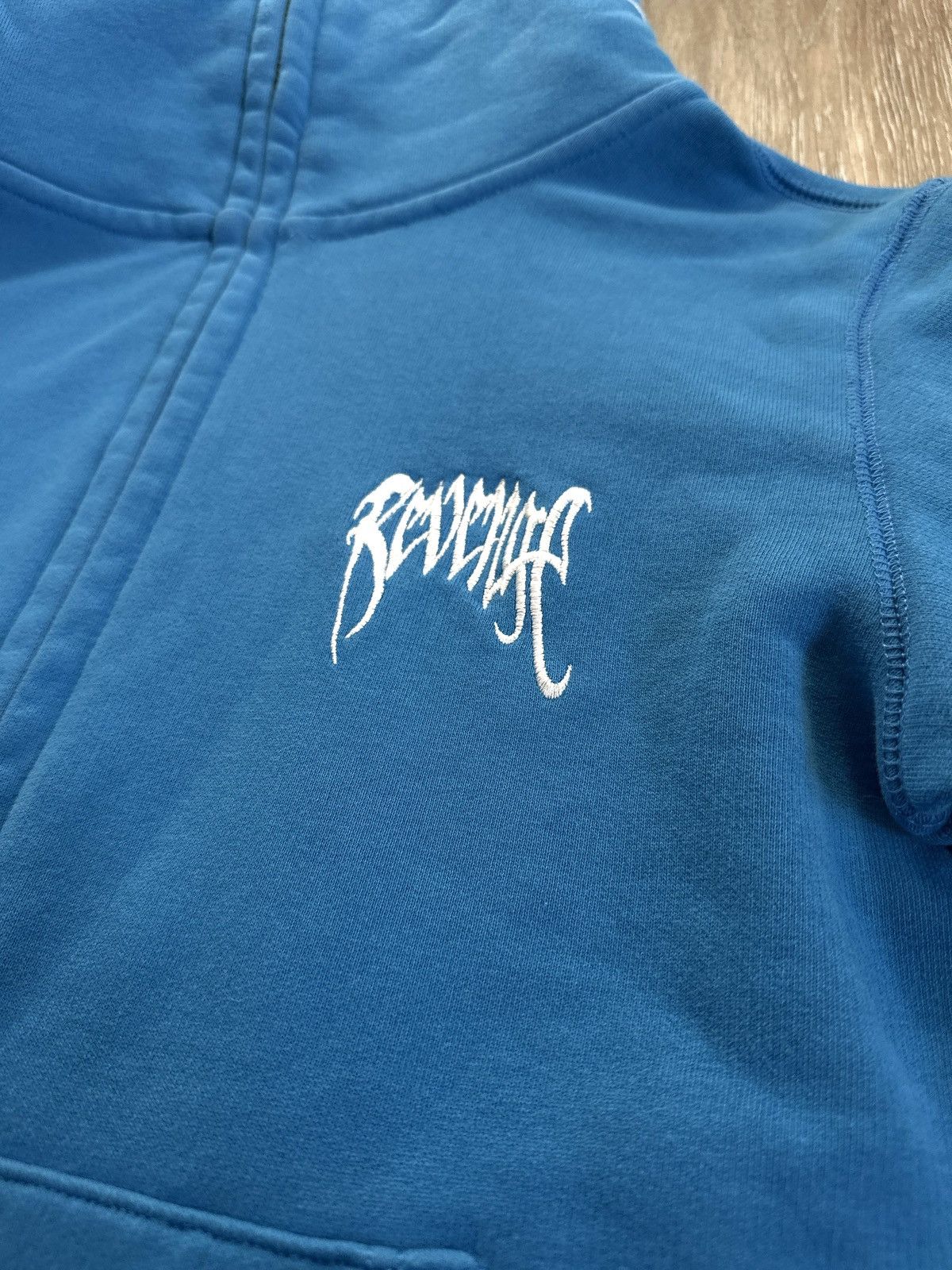 Revenge Revenge Cerulean Blue Embroidered Full Zip Up Size US S / EU 44-46 / 1 - 3 Thumbnail