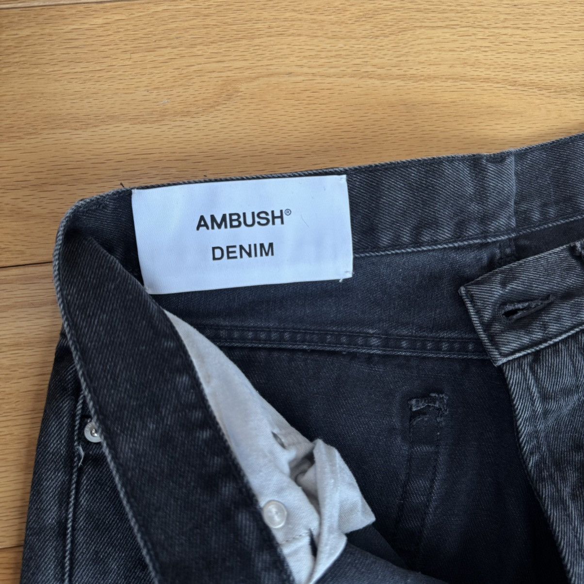 Ambush Design AMBUSH Black Denim Jeans Size US 32 / EU 48 - 2 Thumbnail