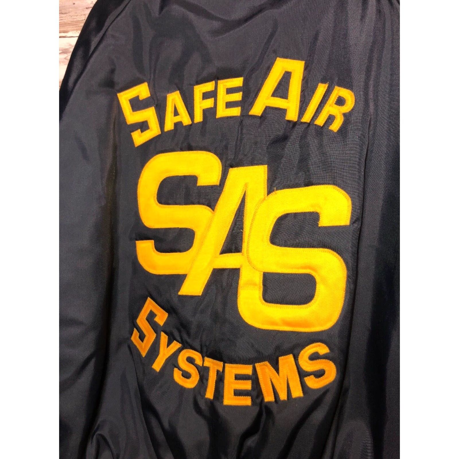 Vintage VINTAGE 1980s BUTWIN Work Jacket Safe Air Systems Mens L USA Blue NYLON Quilt Lined Size US L / EU 52-54 / 3 - 2 Thumbnail