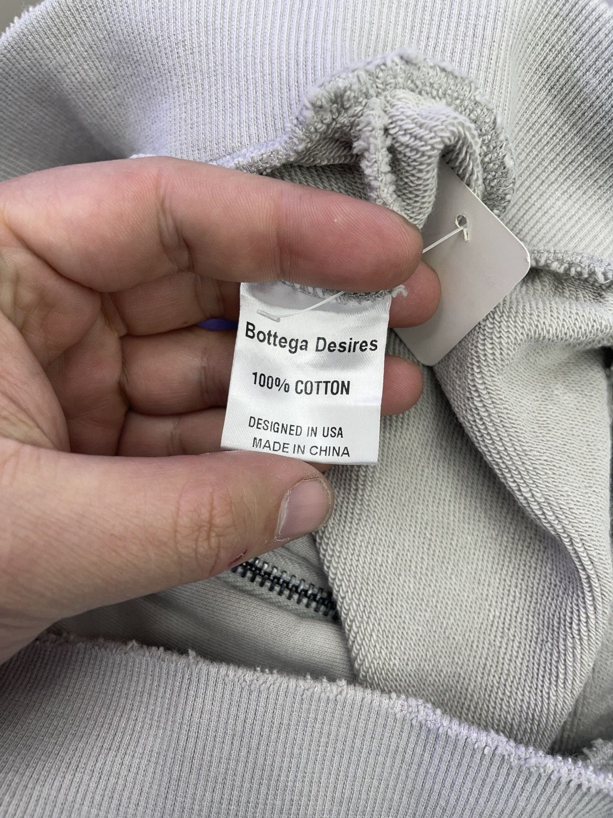 Bottega Desires Bottega Desires Grey hoodie Size US S / EU 44-46 / 1 - 4 Thumbnail