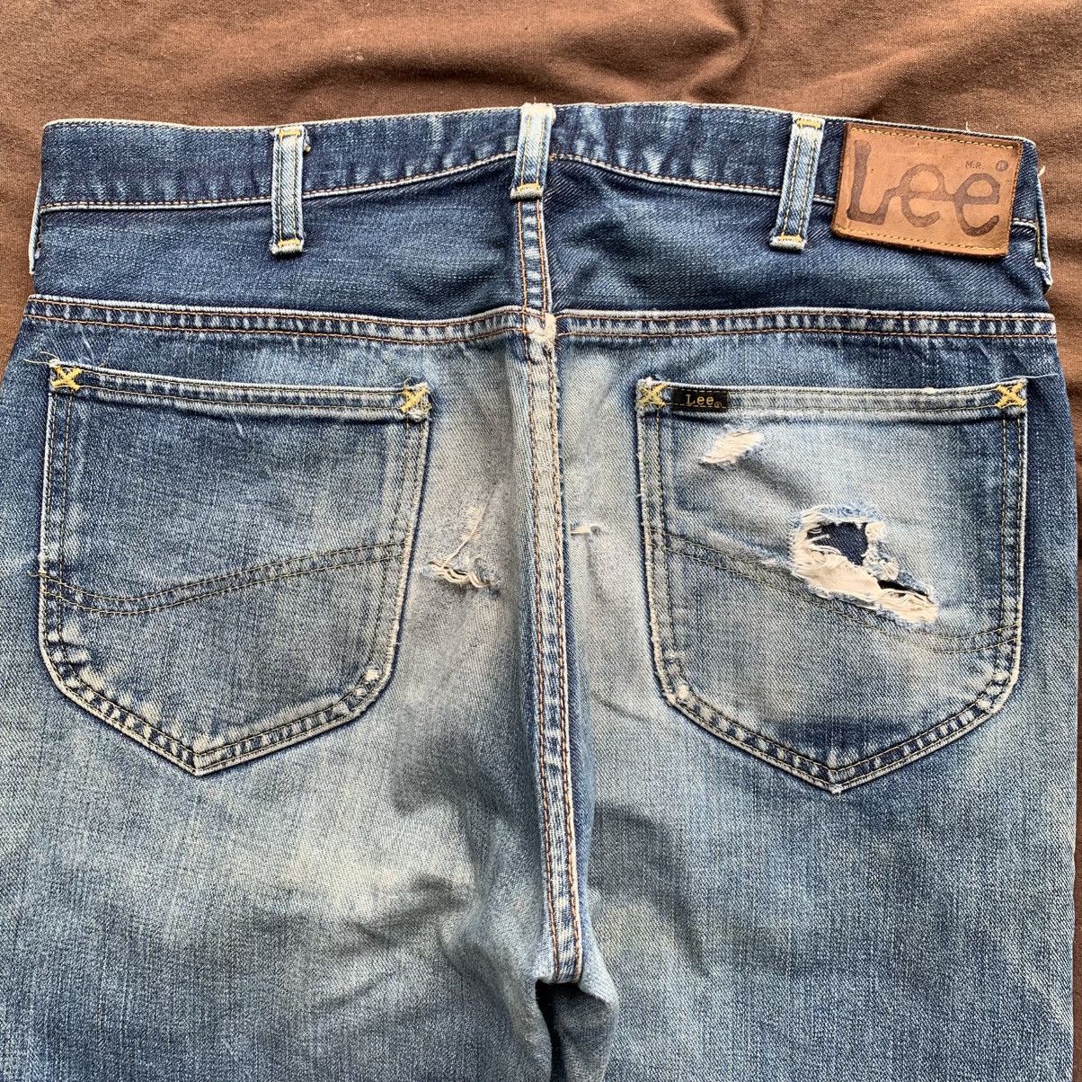 Lee × Vintage VINTAGE RE-PRO 50s LEE RIDERS HALF SELVEDGE FLY BUTTON Size US 34 / EU 50 - 3 Thumbnail