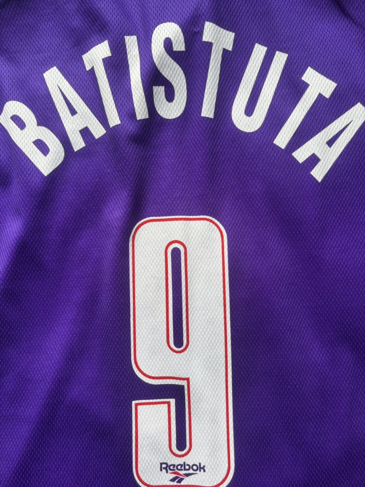 Reebok Fiorentina PLAYER ISSUE Batistuta #9 1996-97 home jersey Size US XL / EU 56 / 4 - 4 Thumbnail