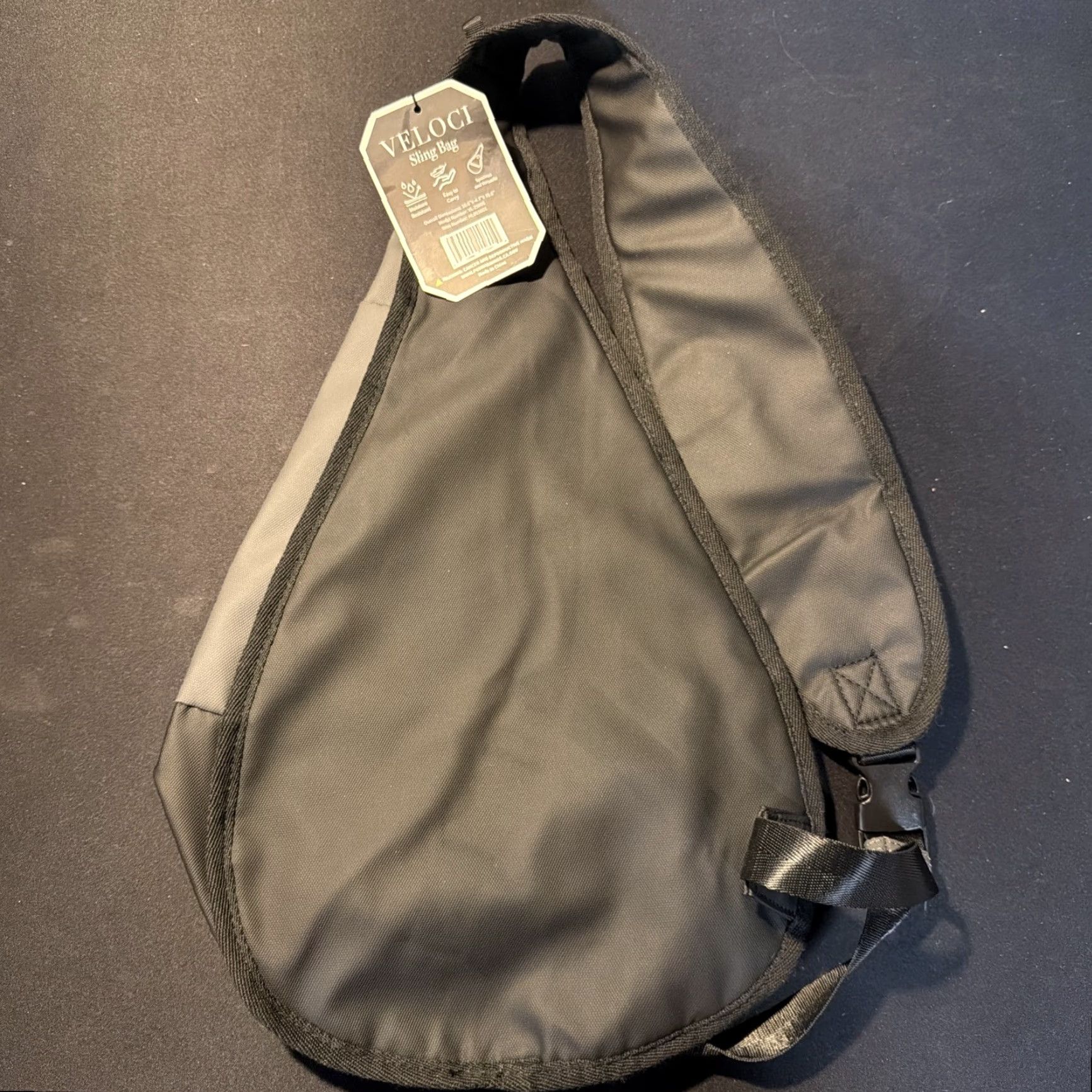 Vintage Veloci Backpack NWT Canvas Polyester Blue Men's Backpack Bag Duffle Sling Set Size ONE SIZE - 2 Thumbnail