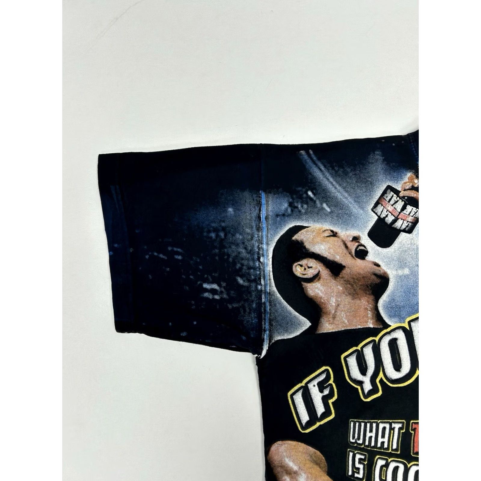 Vintage VINTAGE WWF The Rock Tee XL AOP 2000 If You Smell What The Rocks Cooking Mens Size US XL / EU 56 / 4 - 4 Thumbnail