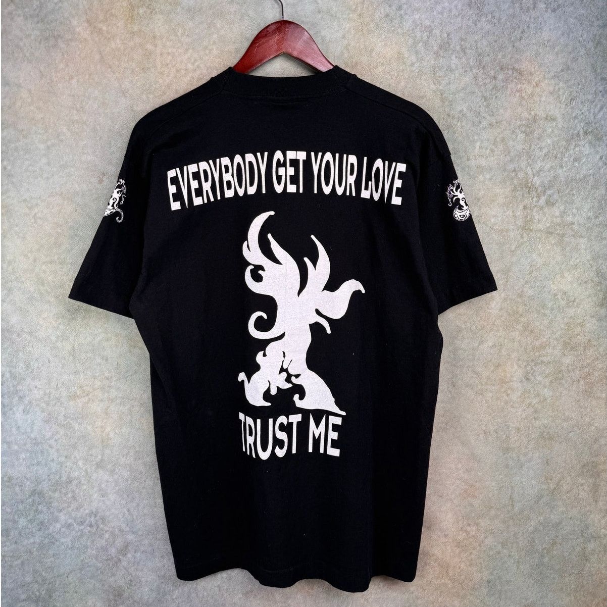Vintage VTG 90s The Lovely Trees 'Everybody Get Your Love' Band Tee Size US XL / EU 56 / 4 - 2 Thumbnail